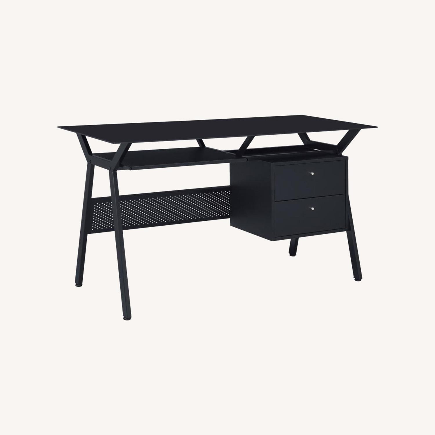 Coaster Mid-Century Modern Writing Desk In Black - image-10