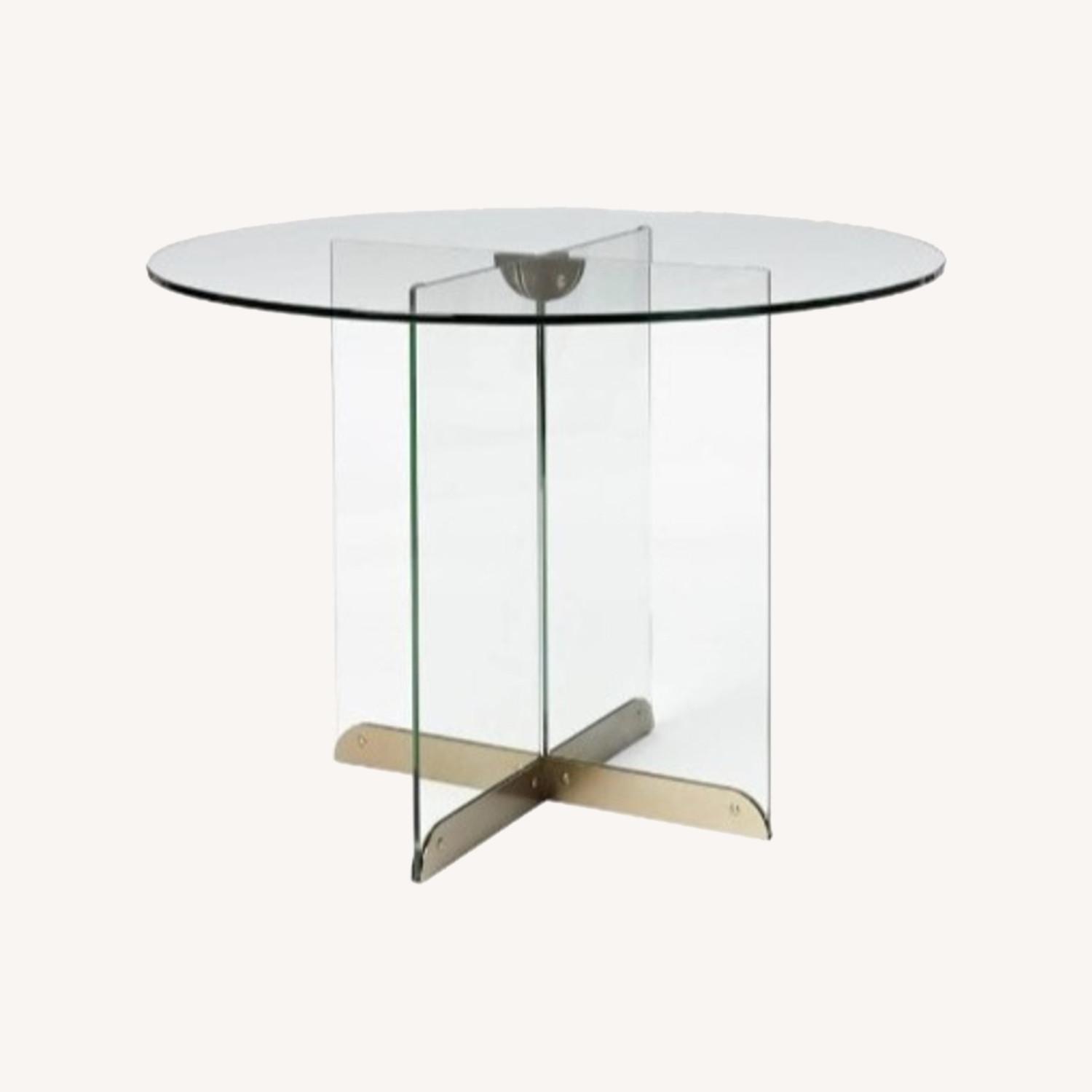 West Elm Calliope Glass Dining Table AptDeco