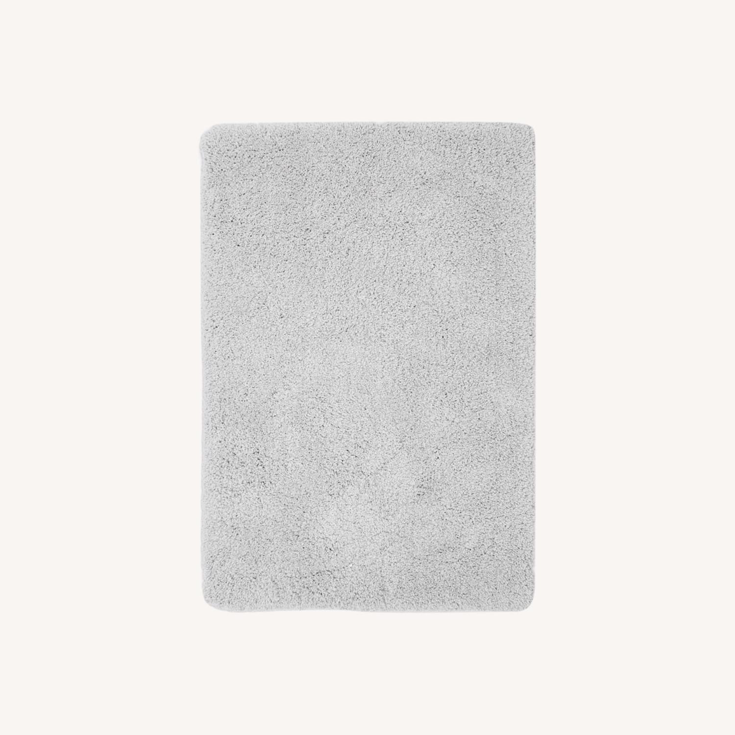 West Elm 8 x 10 Cozy Plush Rug Frost Gray AptDeco