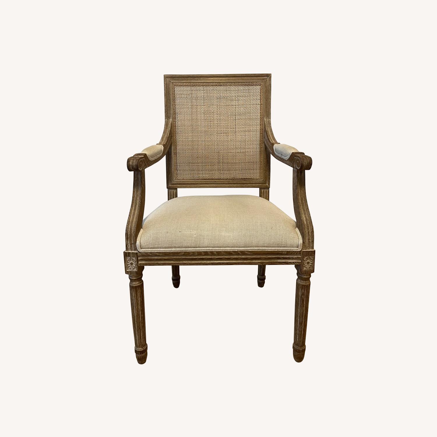 Restoration Hardware Cane Back Dining Chair AptDeco