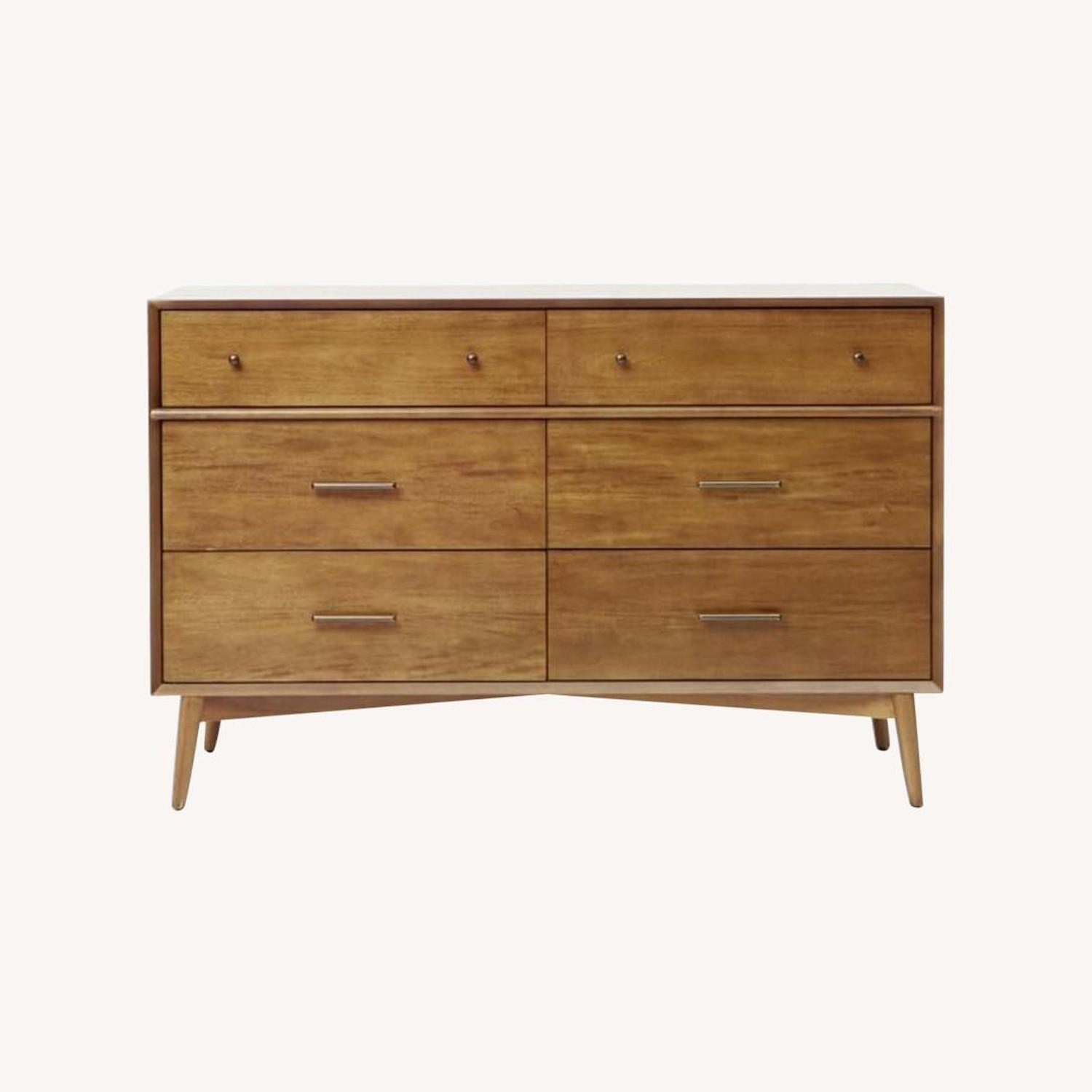 West Elm Mid-Century 6-Drawer Dresser (56") - image-0