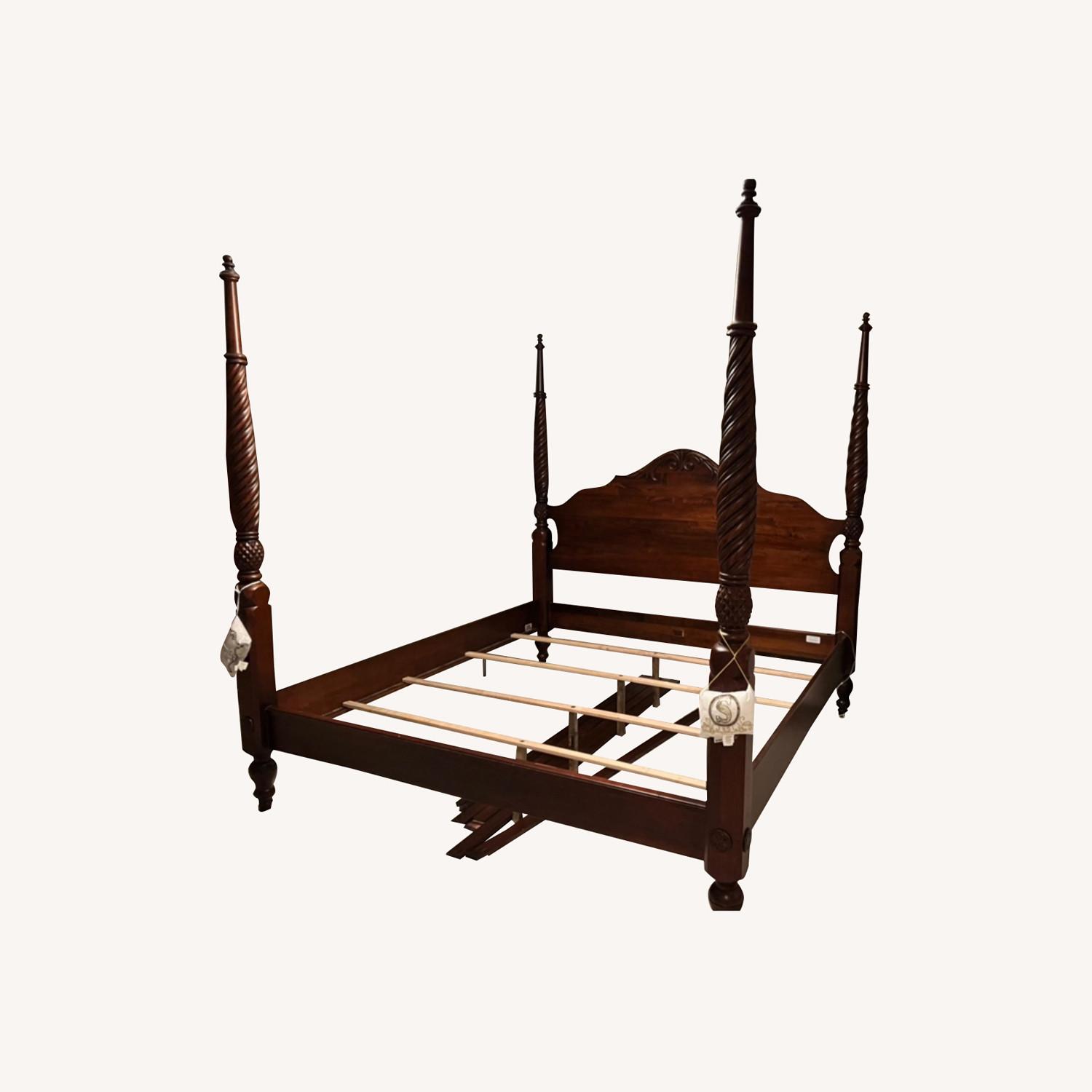 Ethan Allen British Classics King Bed Frame AptDeco