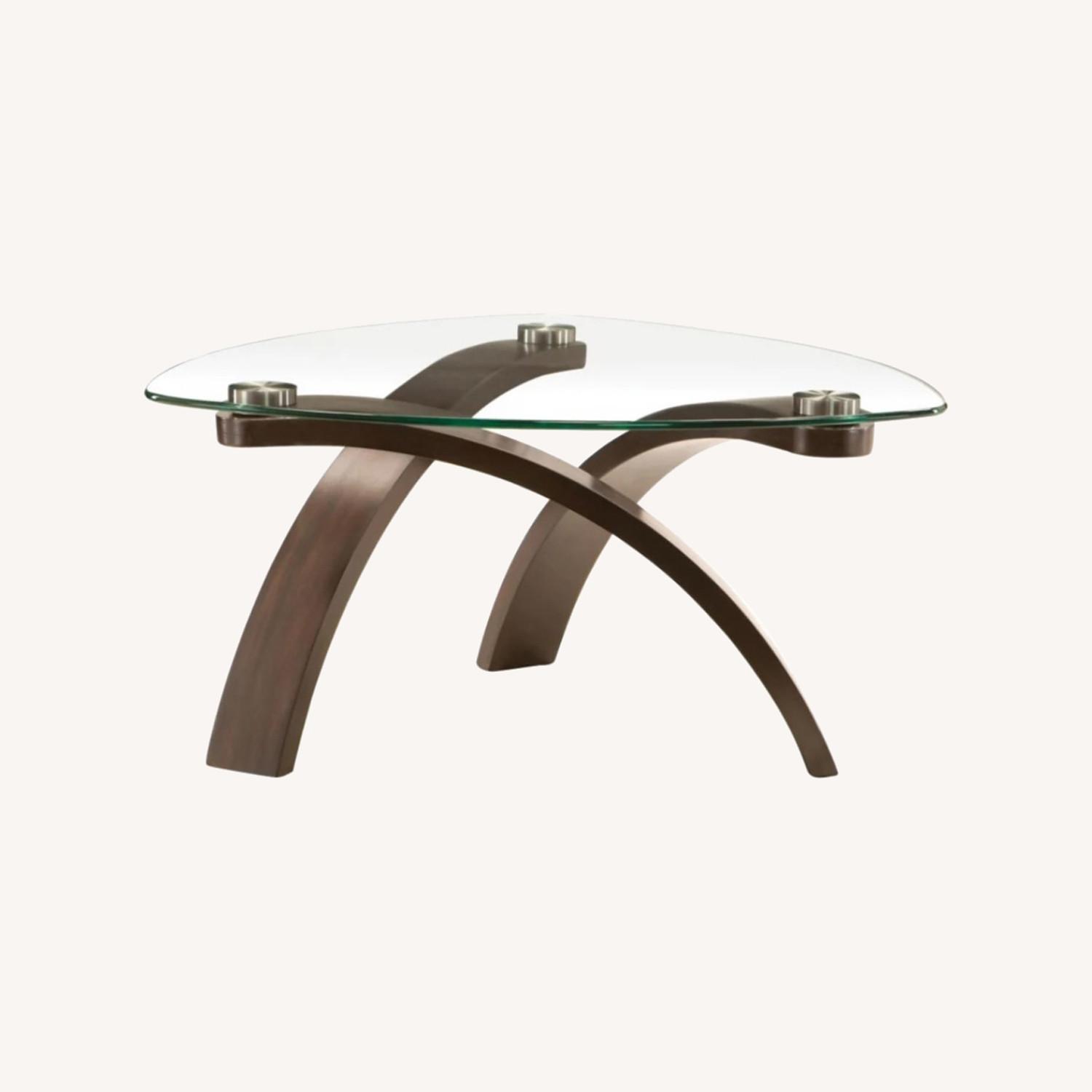 Allure Round Glass Coffee Table - image-0