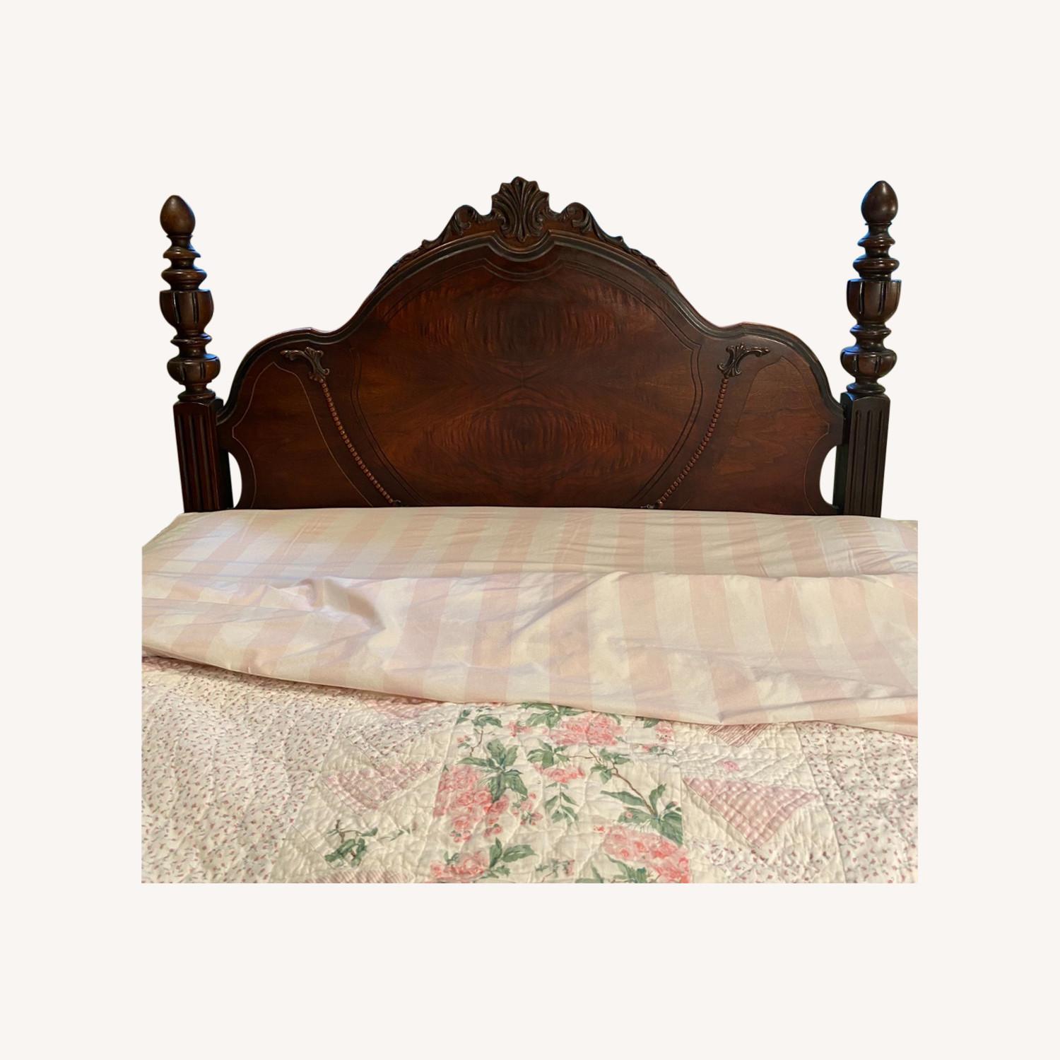 Depression Era Vintage Headboard and Footboard AptDeco