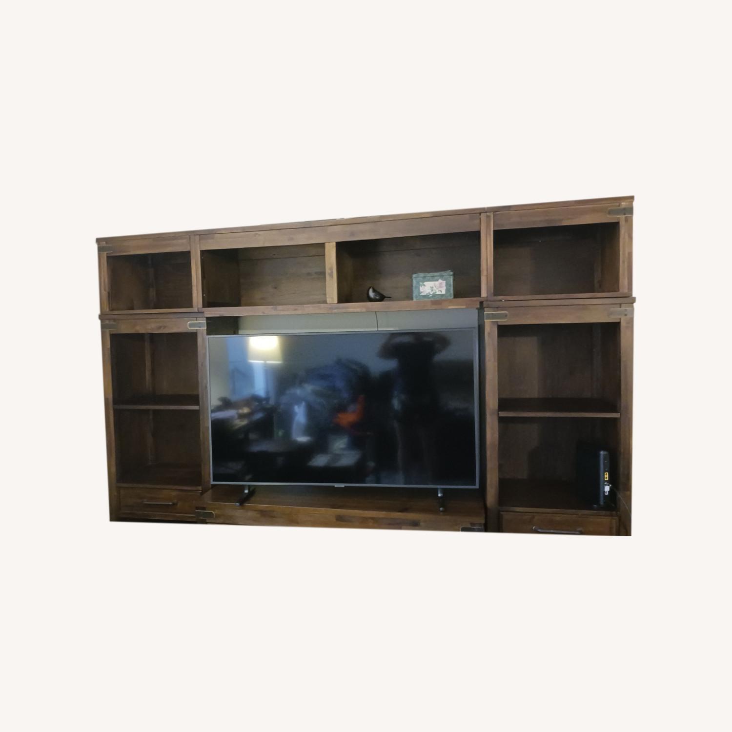 Bob's Discount 55 in. Wood Entertainment Center - image-0
