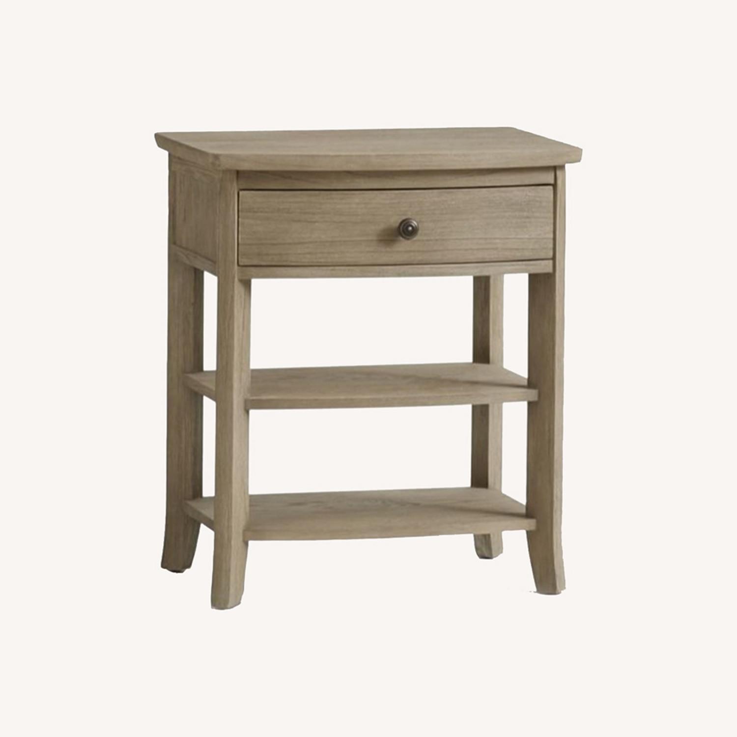Pottery Barn Chloe 24" Nightstand, Ash Gray AptDeco