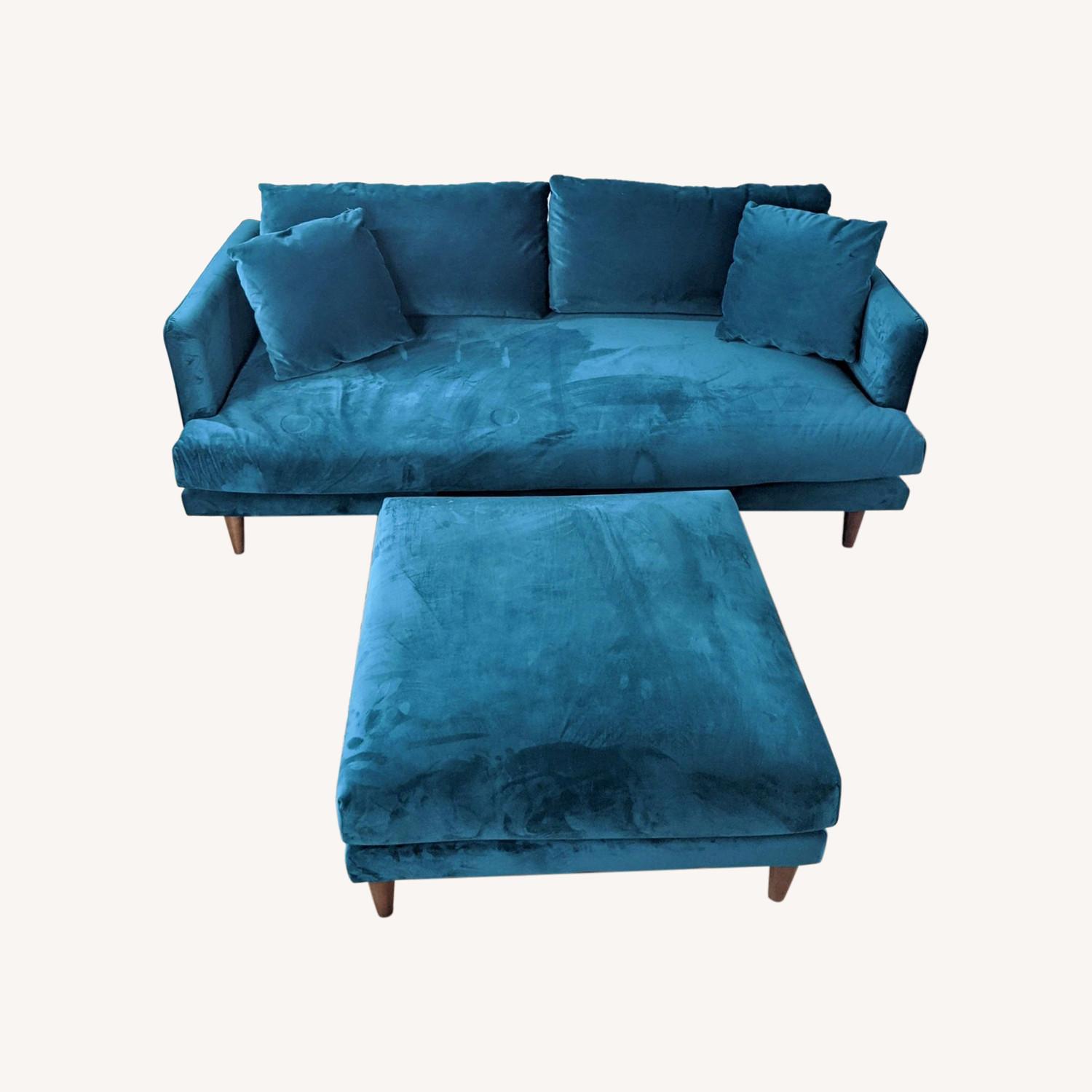 Joybird Lewis Sofa And Matching Ottoman AptDeco