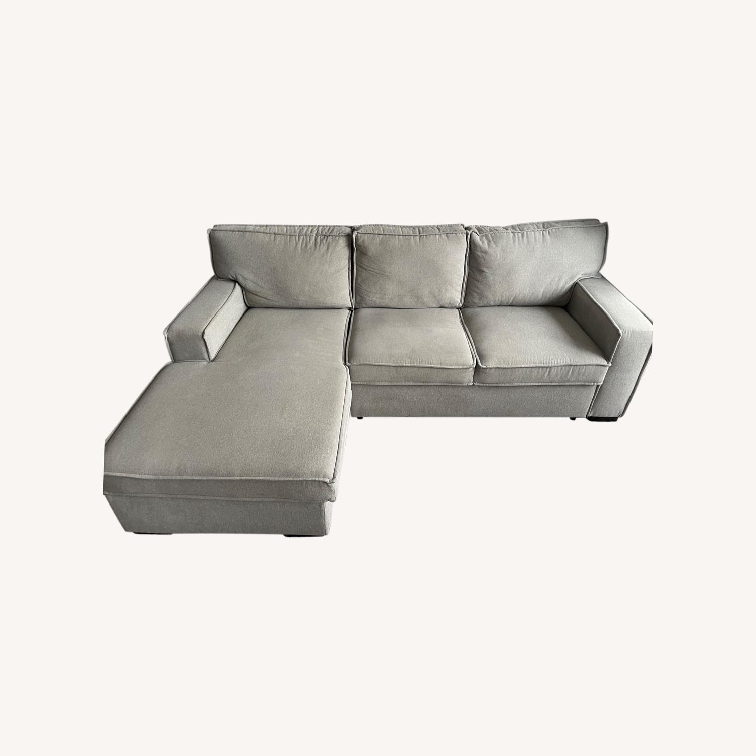 Bob's Discount Furniture Gray Sectional Sleeper AptDeco