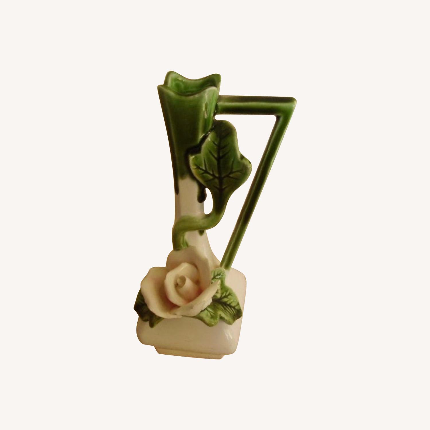 Vintage Japanese Rose Bud Vase - image-0