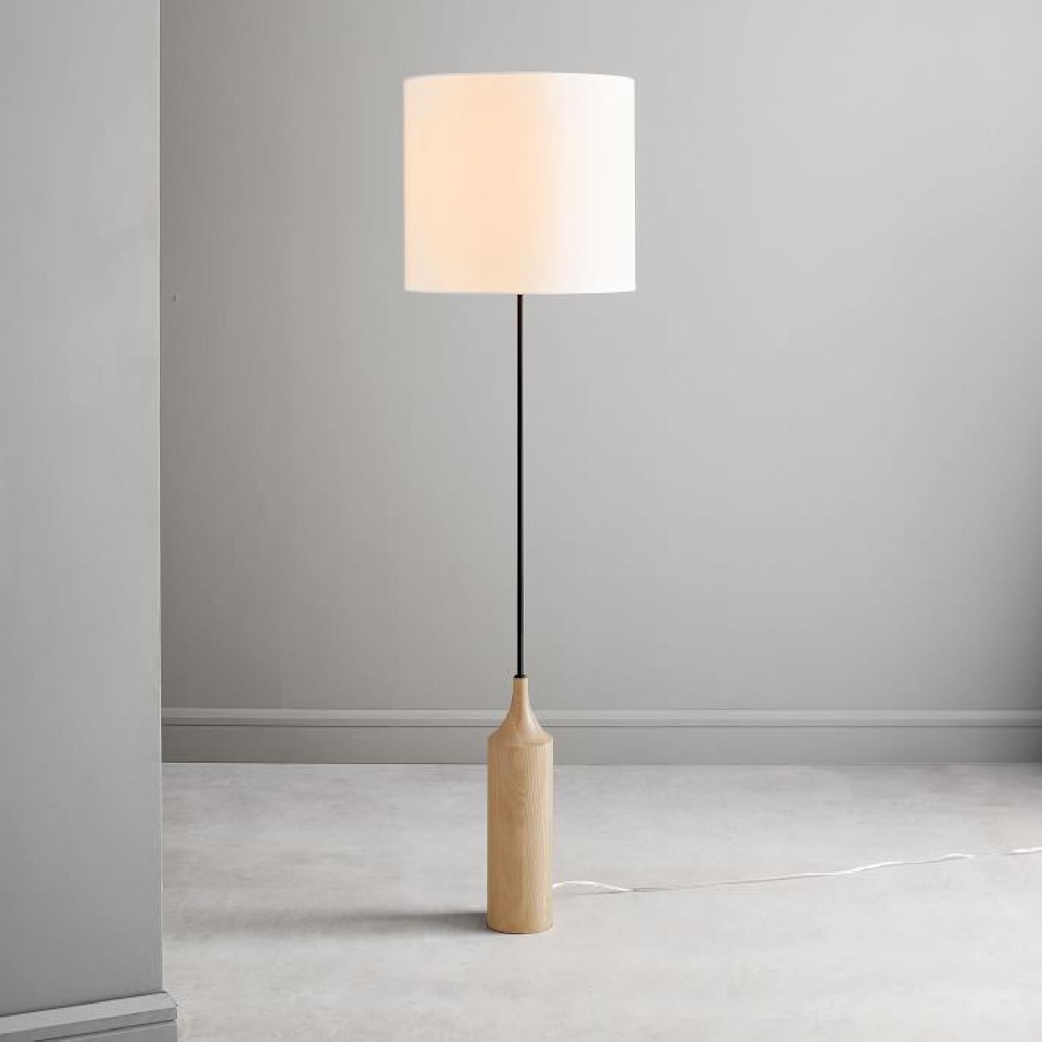 West Elm Hudson Wood Base Lamp - image-5
