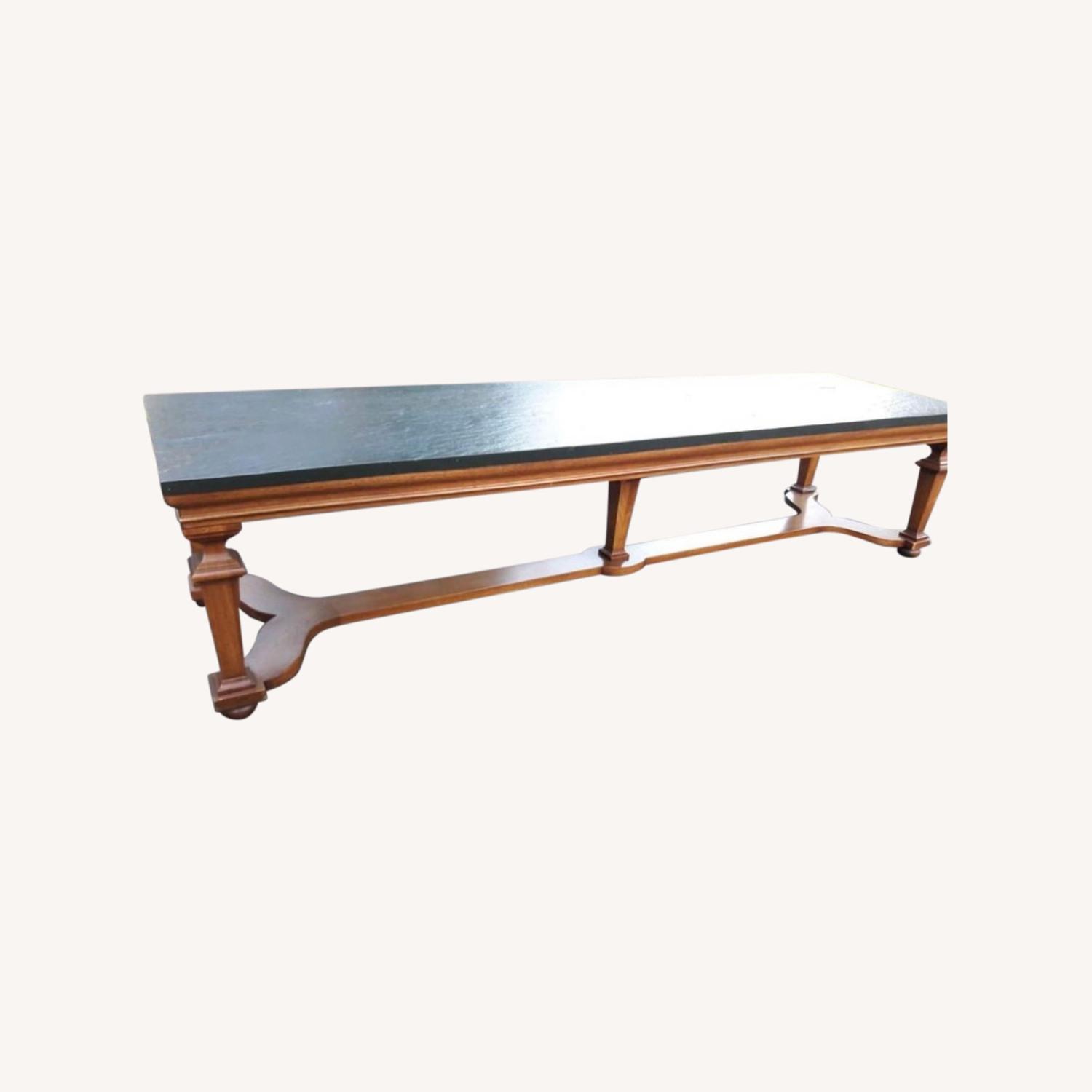 Vintage Slate Coffee Table AptDeco