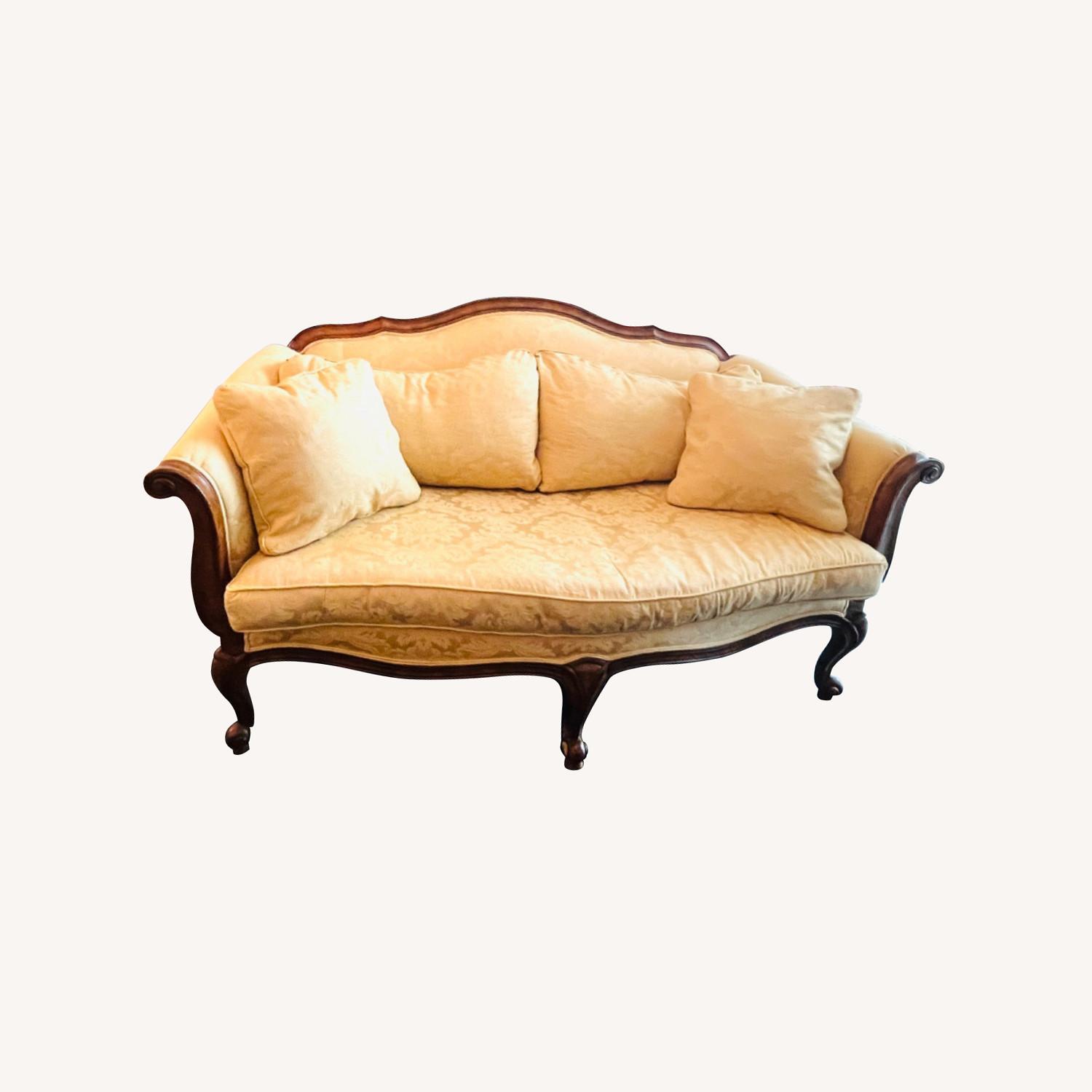 Ethan Allen Sofa Victorian Settee - image-0