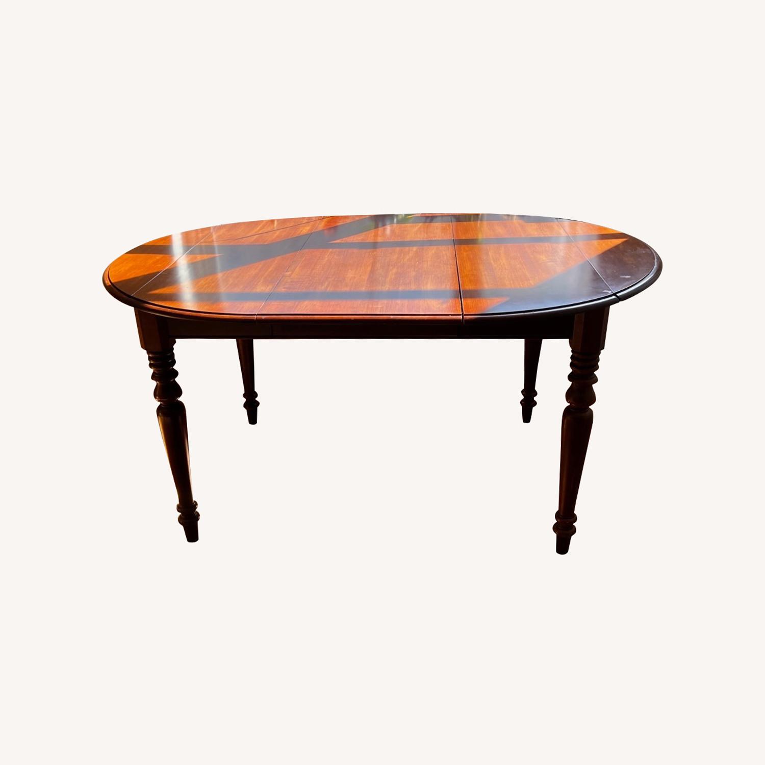 Ethan Allen Extendable Dining Set & Chairs - image-0