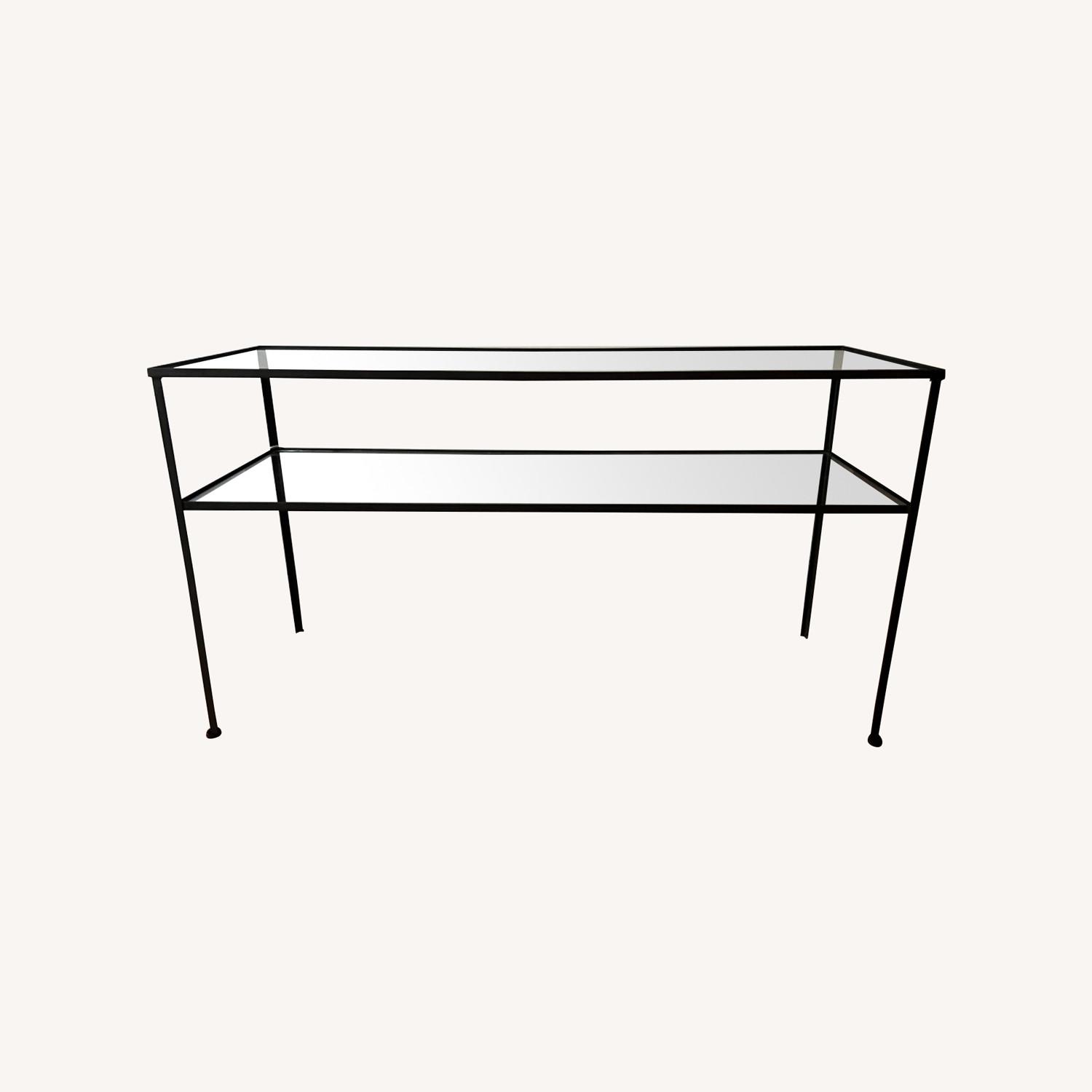 ABC Carpet & Home: Iron and Glass Console Table - image-0