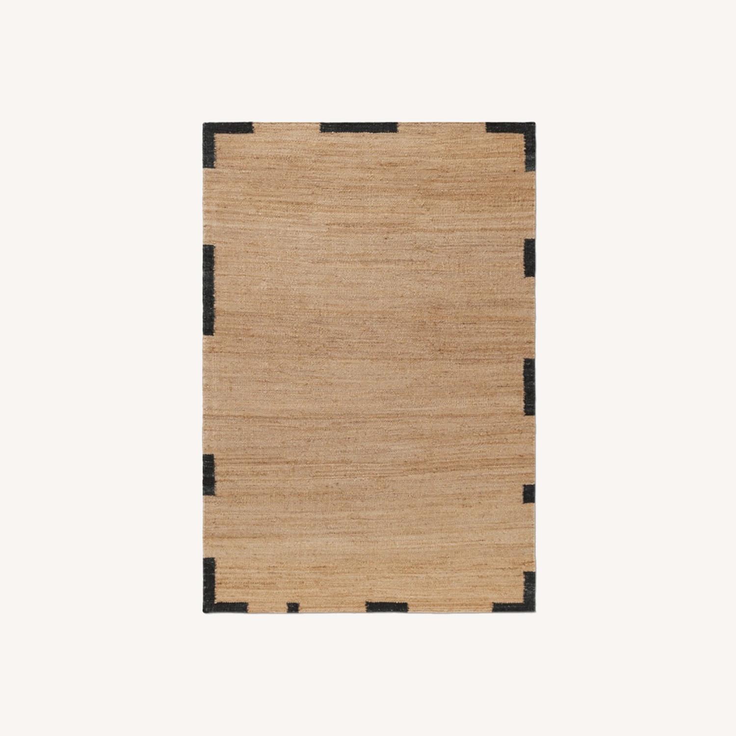 Nordic Knots Jute Edge 6x9 - AptDeco