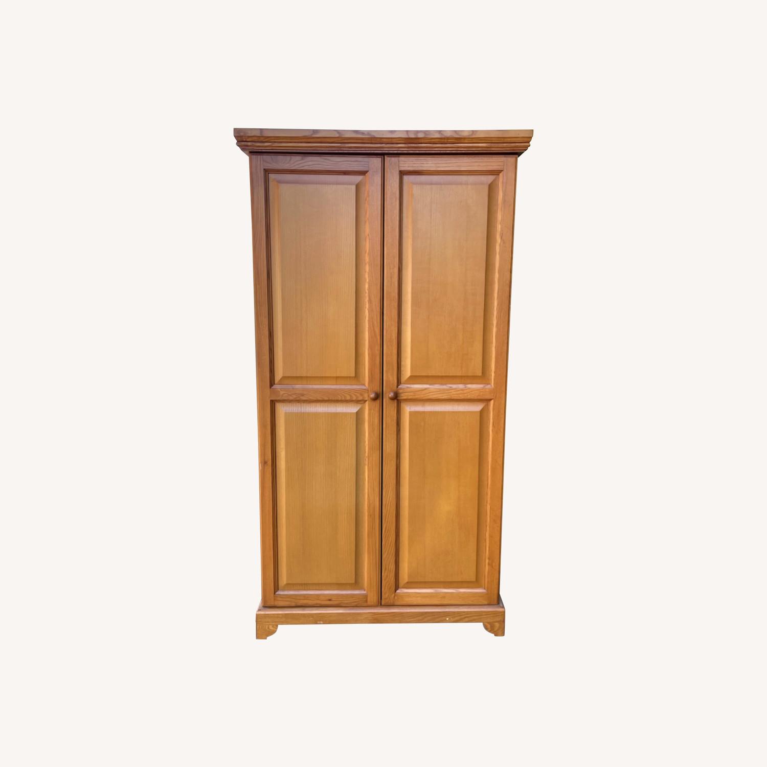 Wooden Armoire/ Closet AptDeco