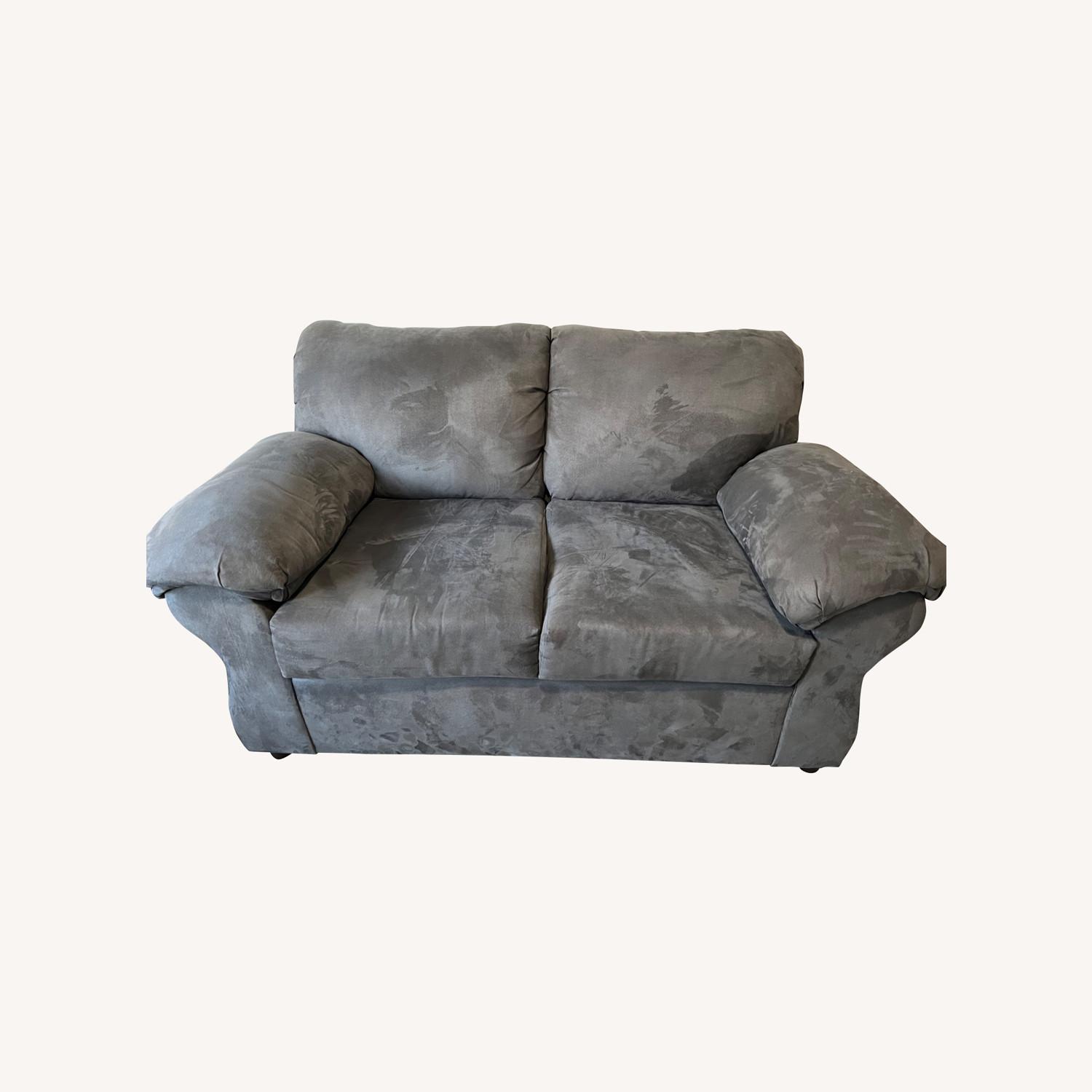 Wayfair Grey 2Seater Sofa AptDeco