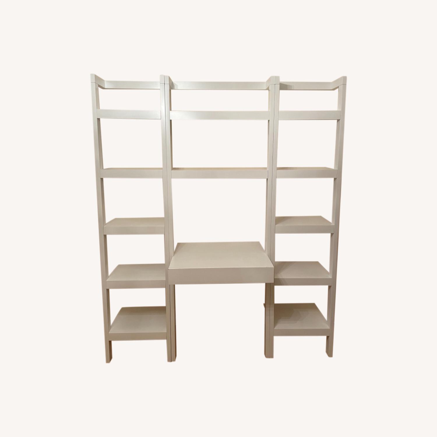 Crate and Barrel Sawyer Leaning Desk AptDeco