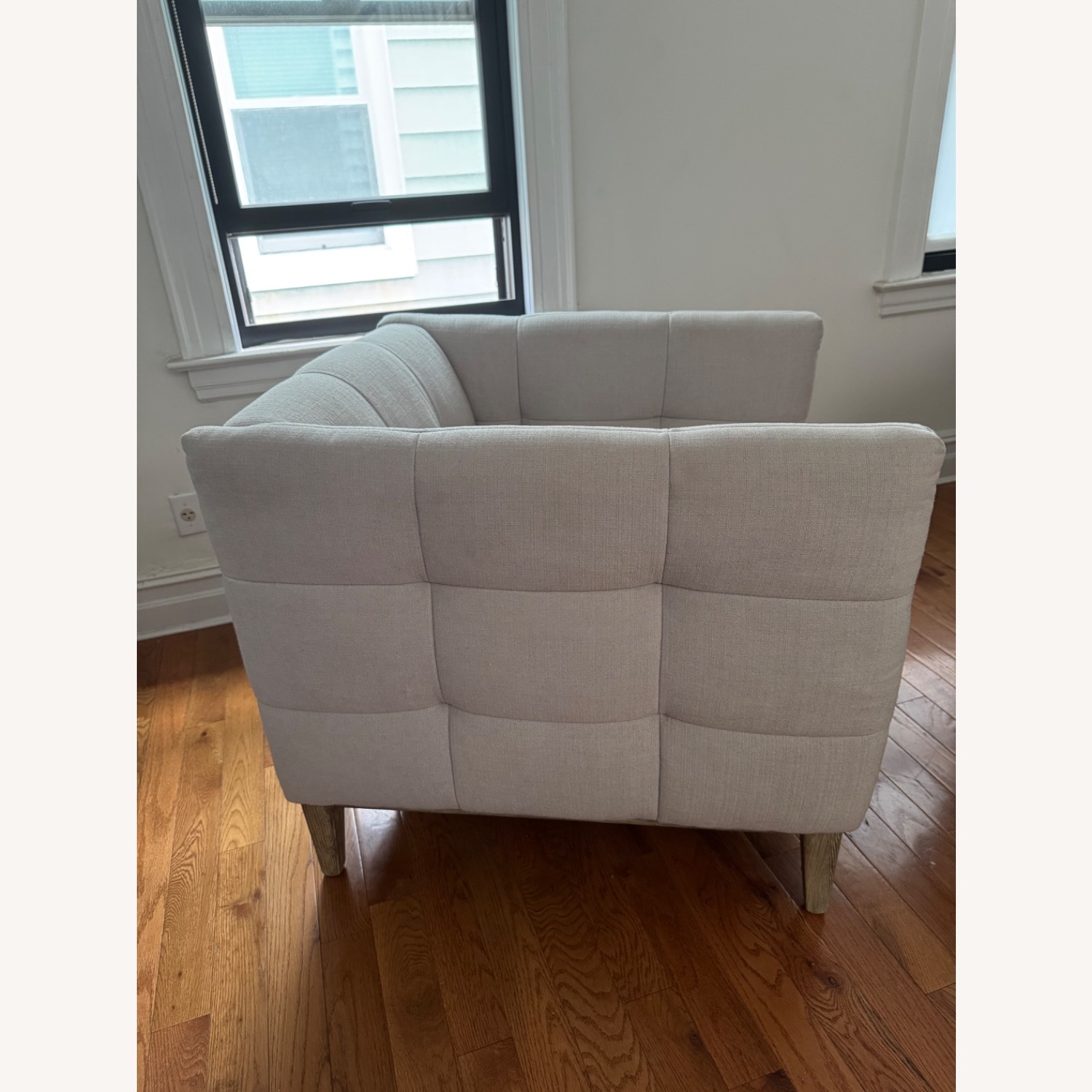 Natural Minimalist Accent Chair - image-2