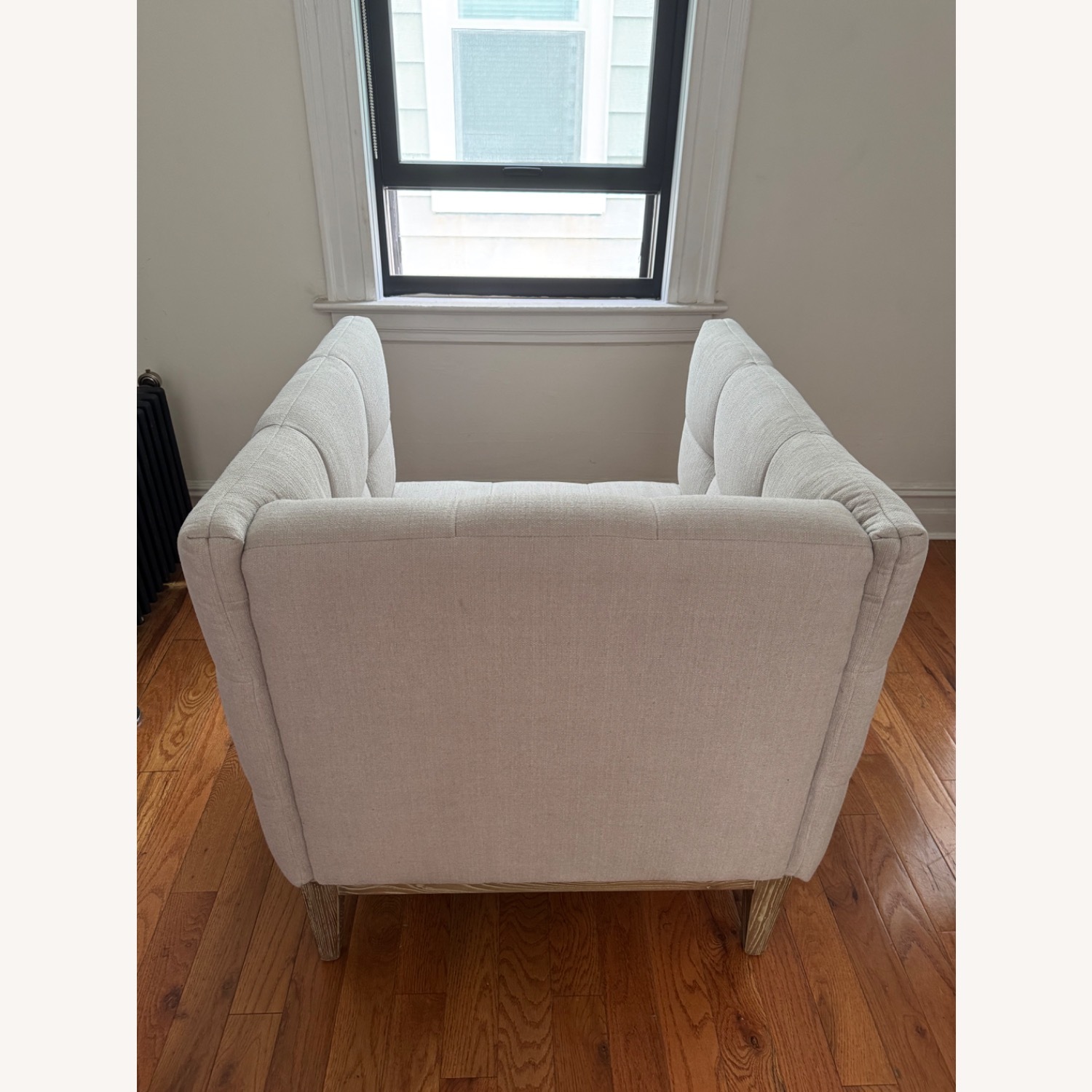 Natural Minimalist Accent Chair - image-3