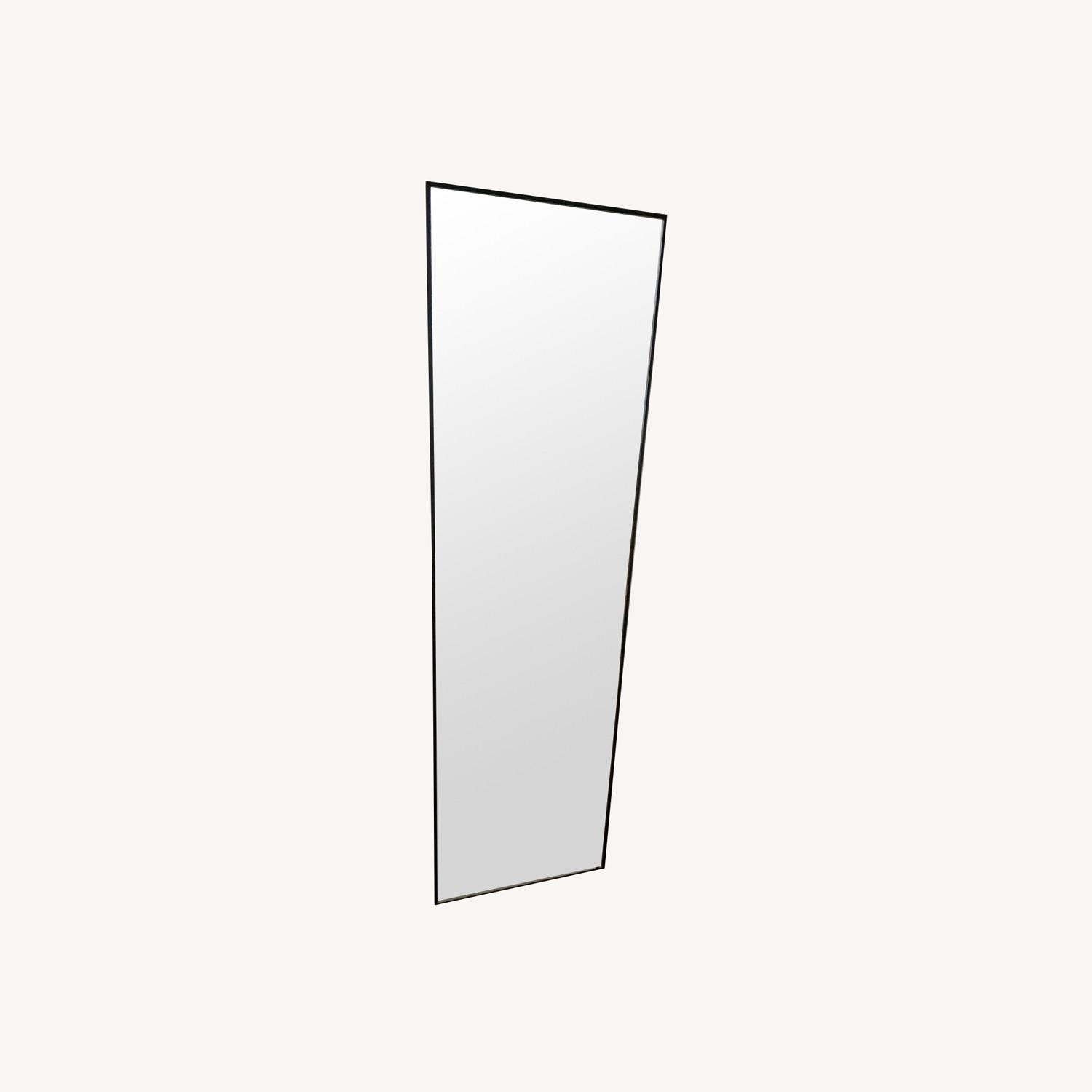 Black Rimmed Full Length Mirror AptDeco