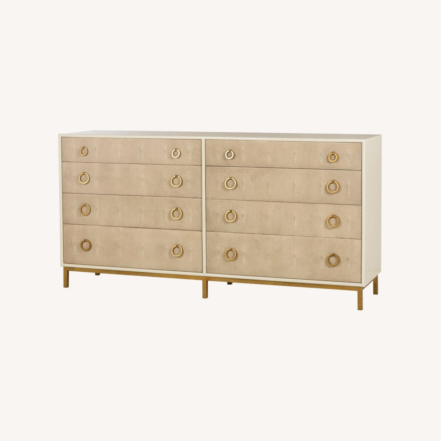 Kathy Kuo Home Amanda 8-Drawer Dresser - AptDeco