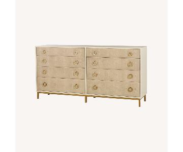 Kathy Kuo Home Amanda 8-Drawer Dresser - AptDeco