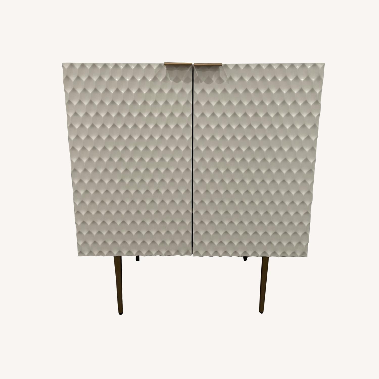 West Elm Mint Green Cabinet - image-0