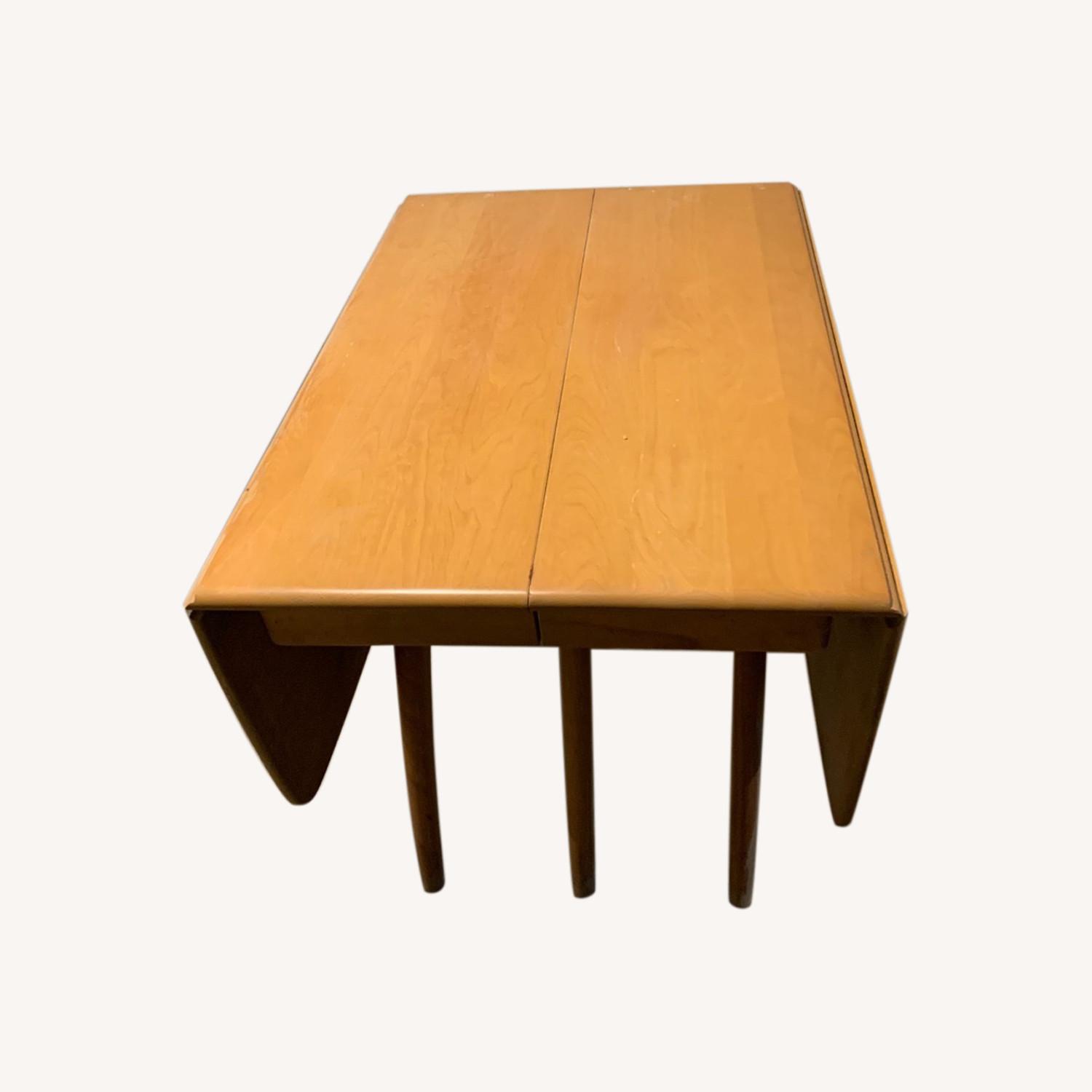 Heywood Wakefield Butterfly Wishbone Dining Table - image-0