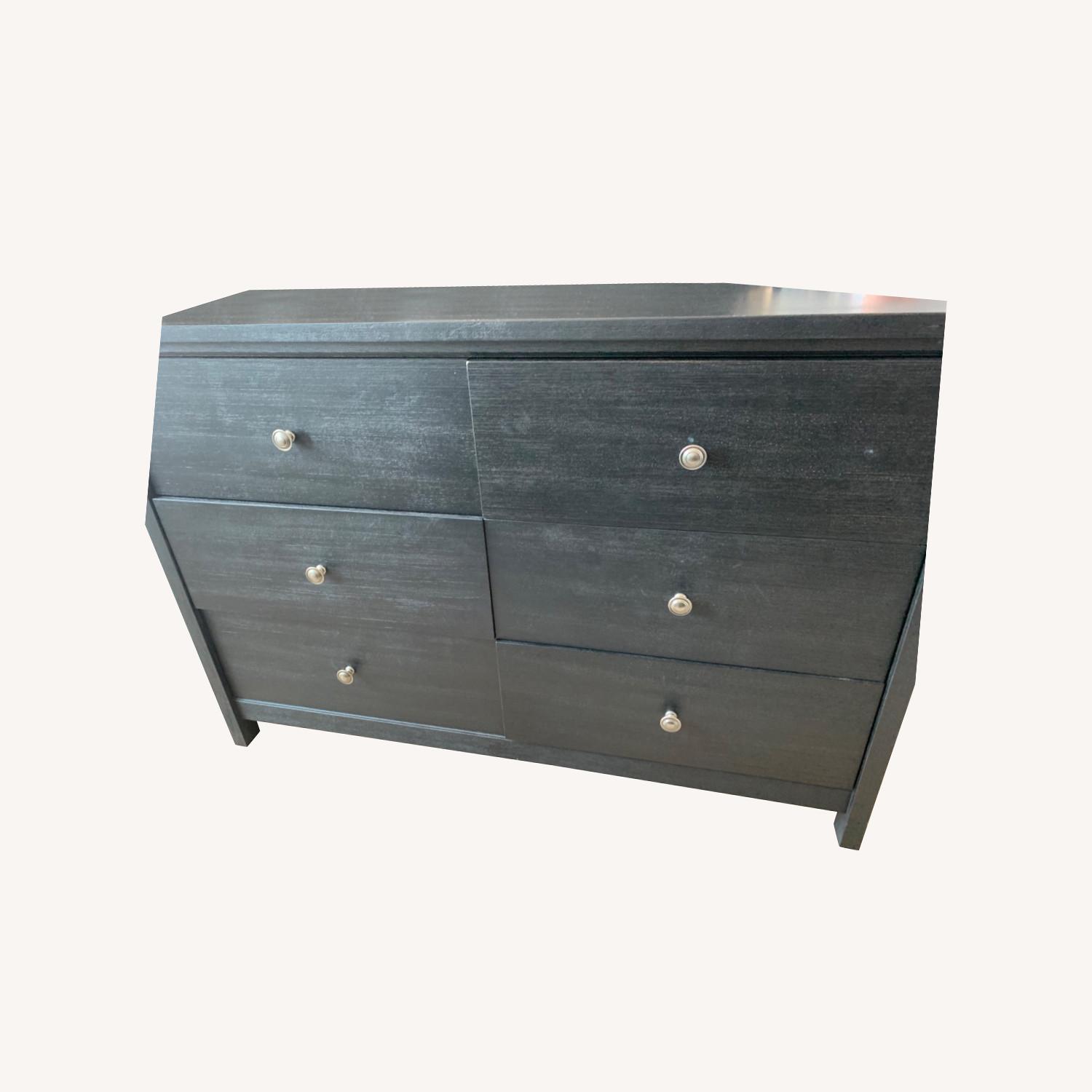 Pottery Barn Black Dresser - image-0