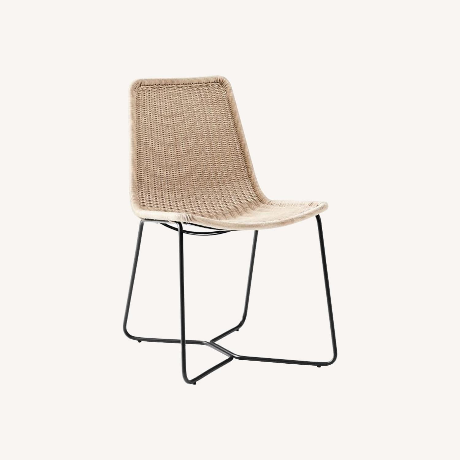 West Elm Outdoor Slope Collection Natural Chair - image-0