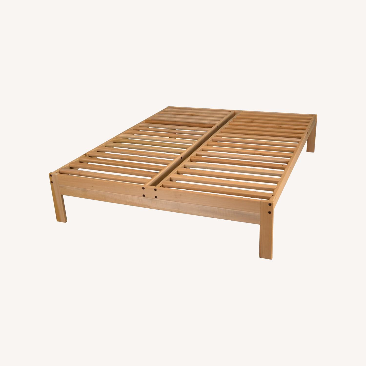 Queen Sized Platform Bed Frame - image-0