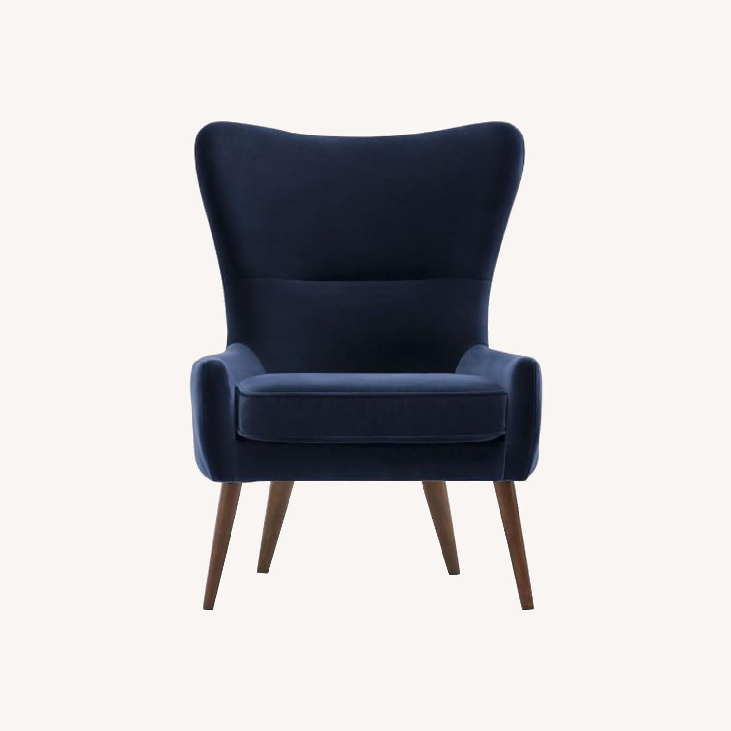 West Elm Erik Wing Upholstered Chair, Poly AptDeco