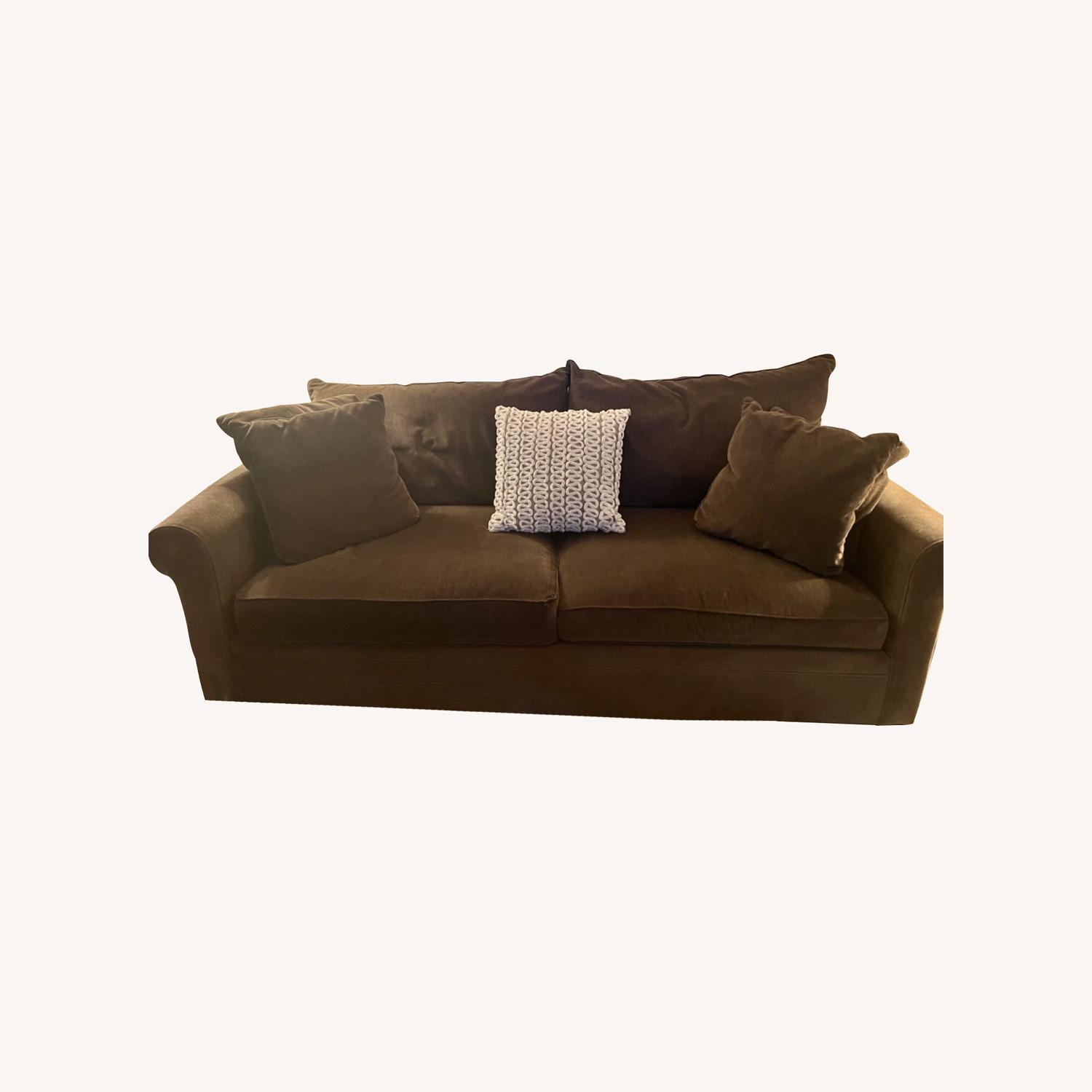Room & Board Chenille Sleeper Sofa - image-3