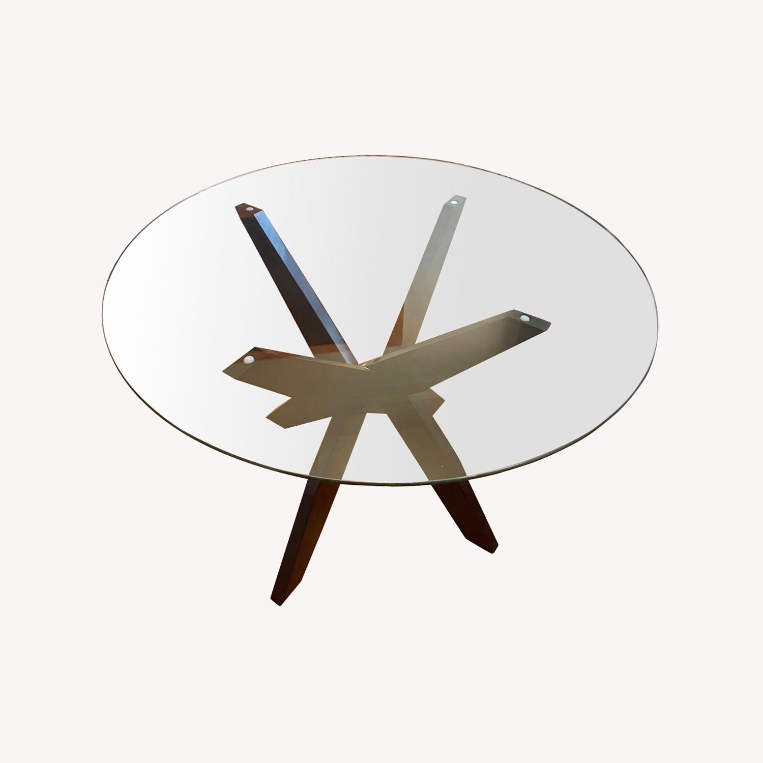 Wayfair 48" Round Glass Dining Table - image-0