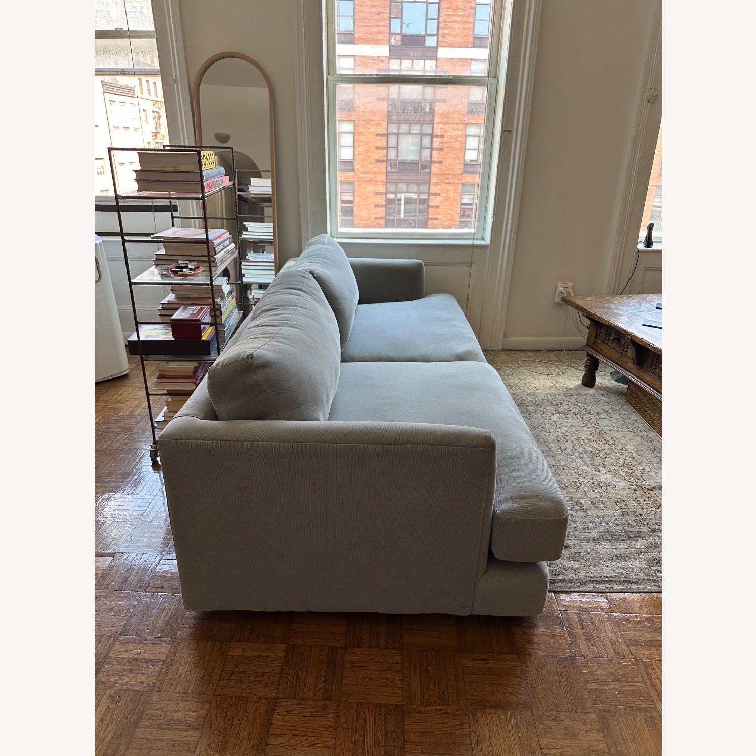 West Elm Haven 84" Sofa Storm Grey - image-3