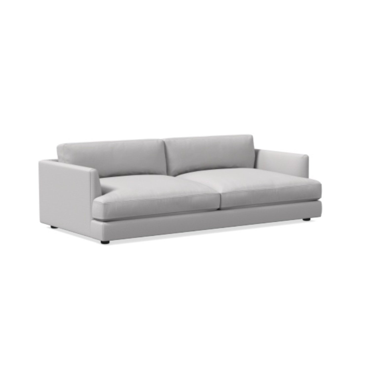 West Elm Haven 84" Sofa Storm Grey - image-0