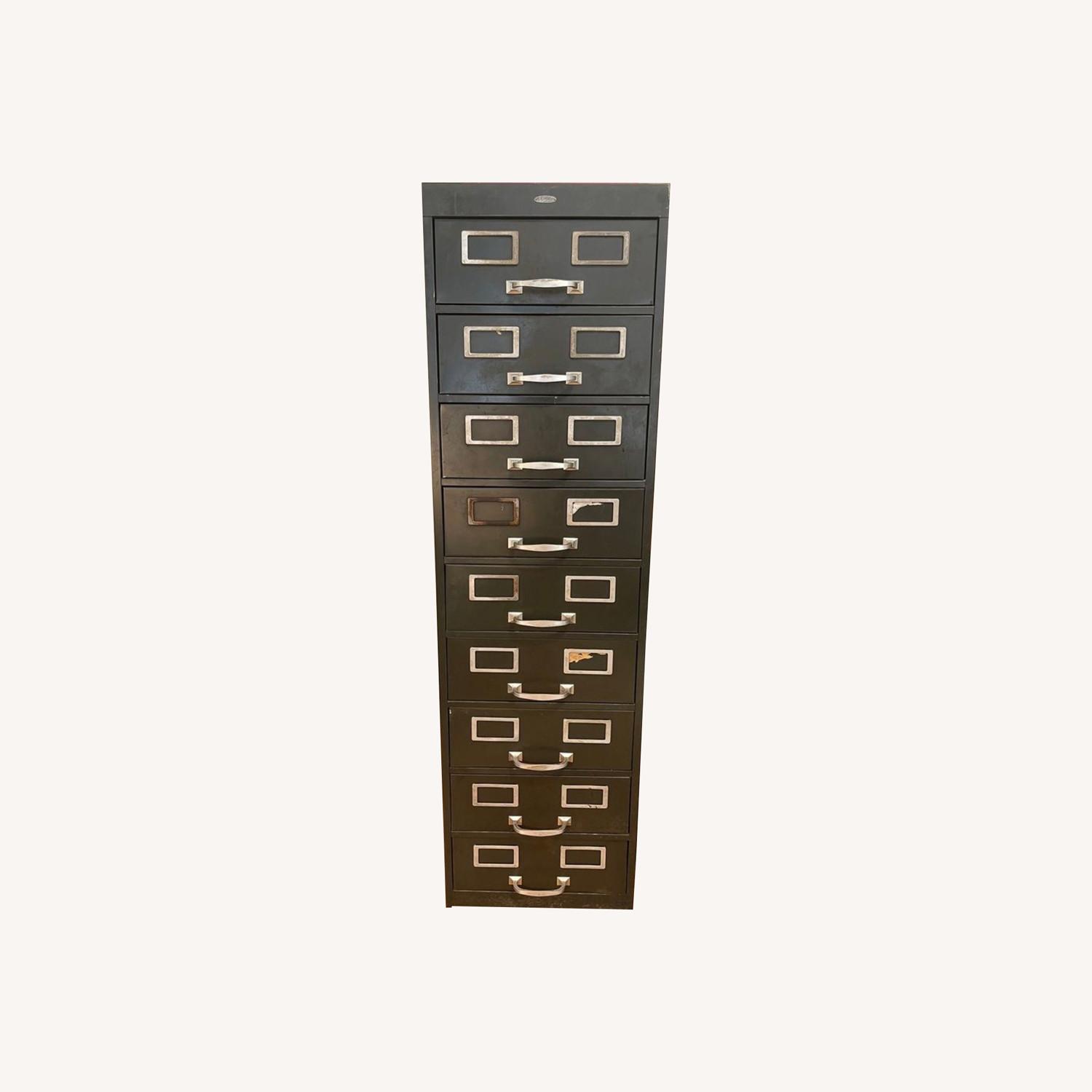 Vintage Cole-Steel Metal Filing Cabinet. - image-0