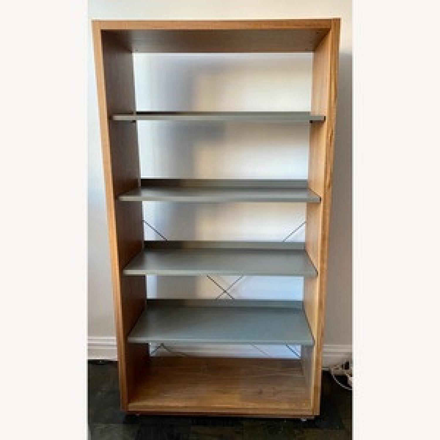 Blu Dot Bookcase Walnut Wood/Steel - image-3