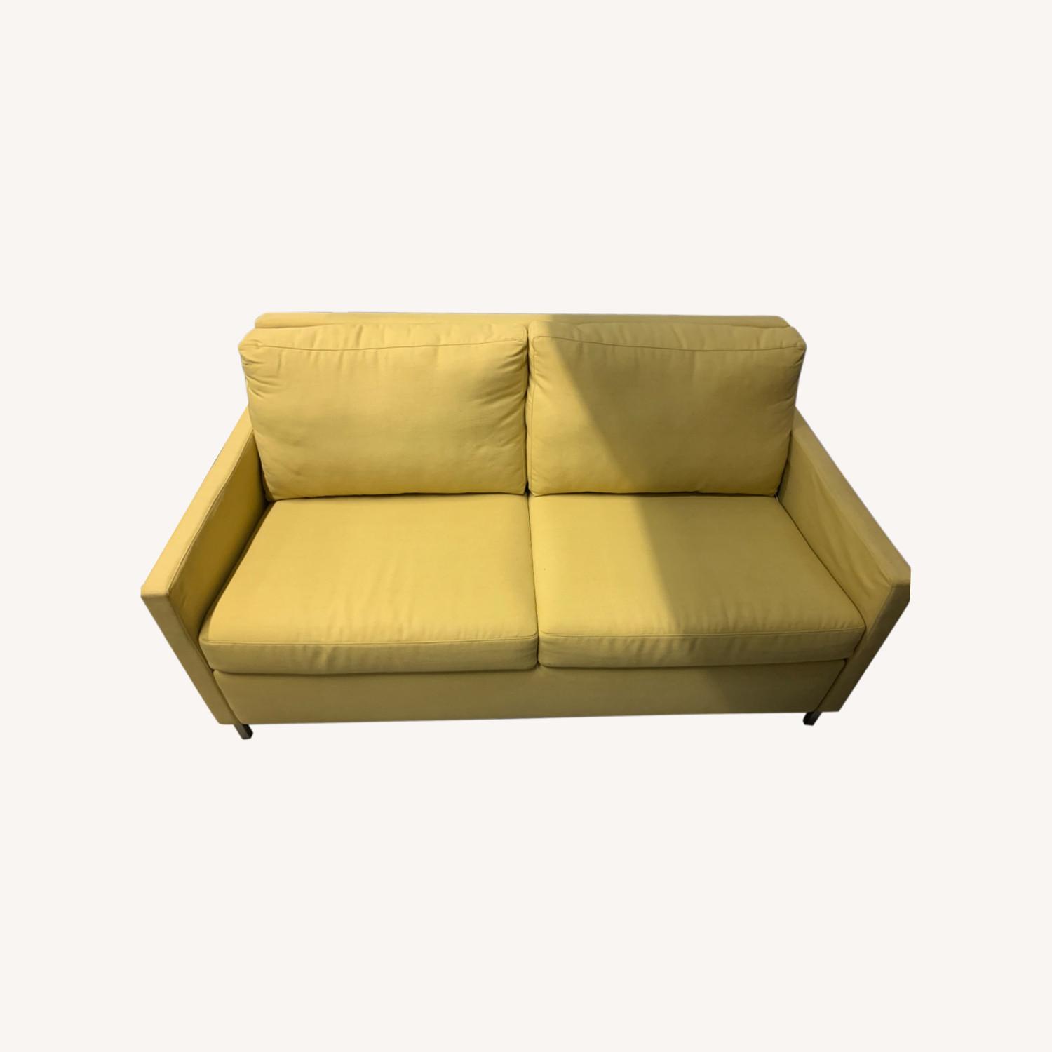 Yellow Sleeper Sofa AptDeco
