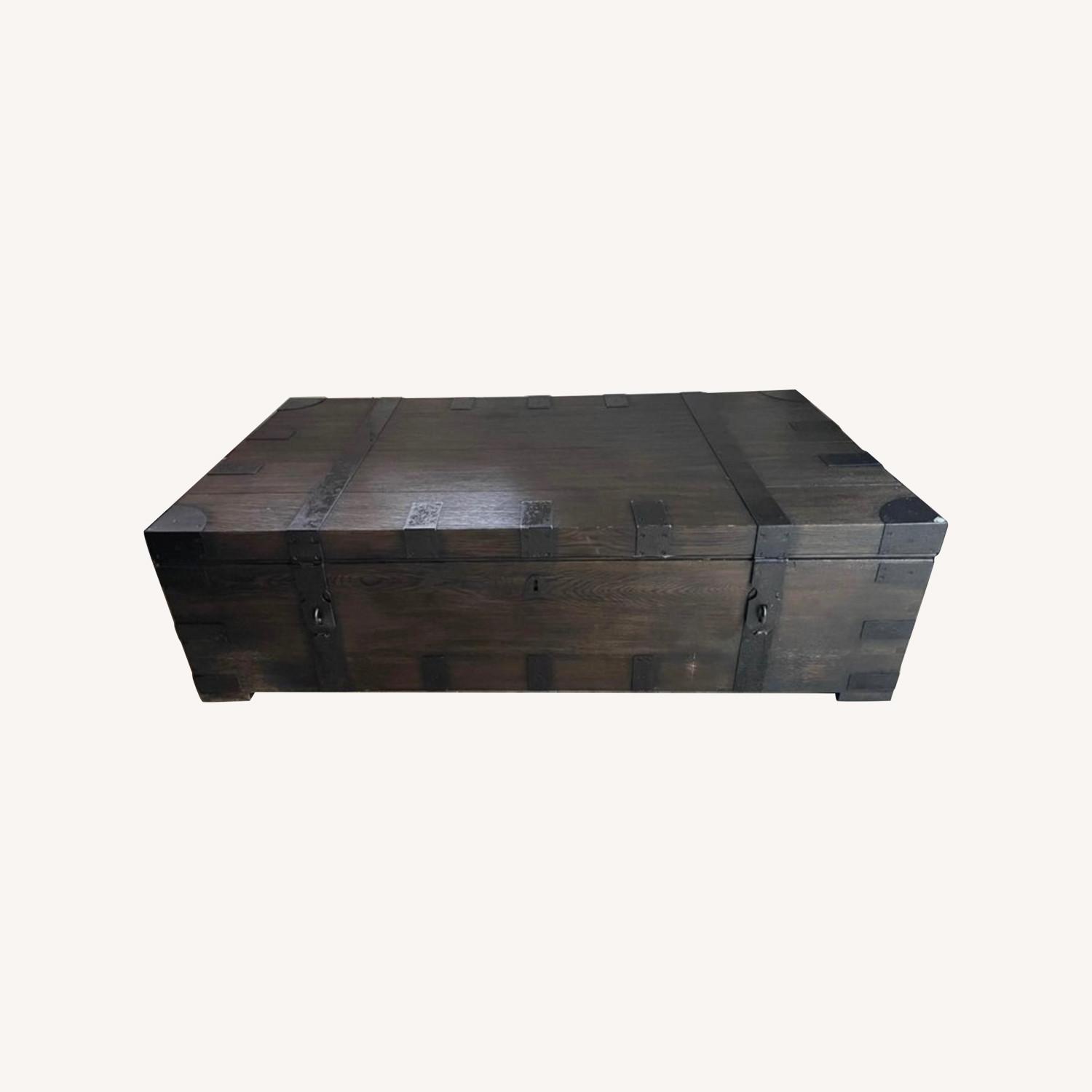 Restoration Hardware Coffee Table Trunk AptDeco