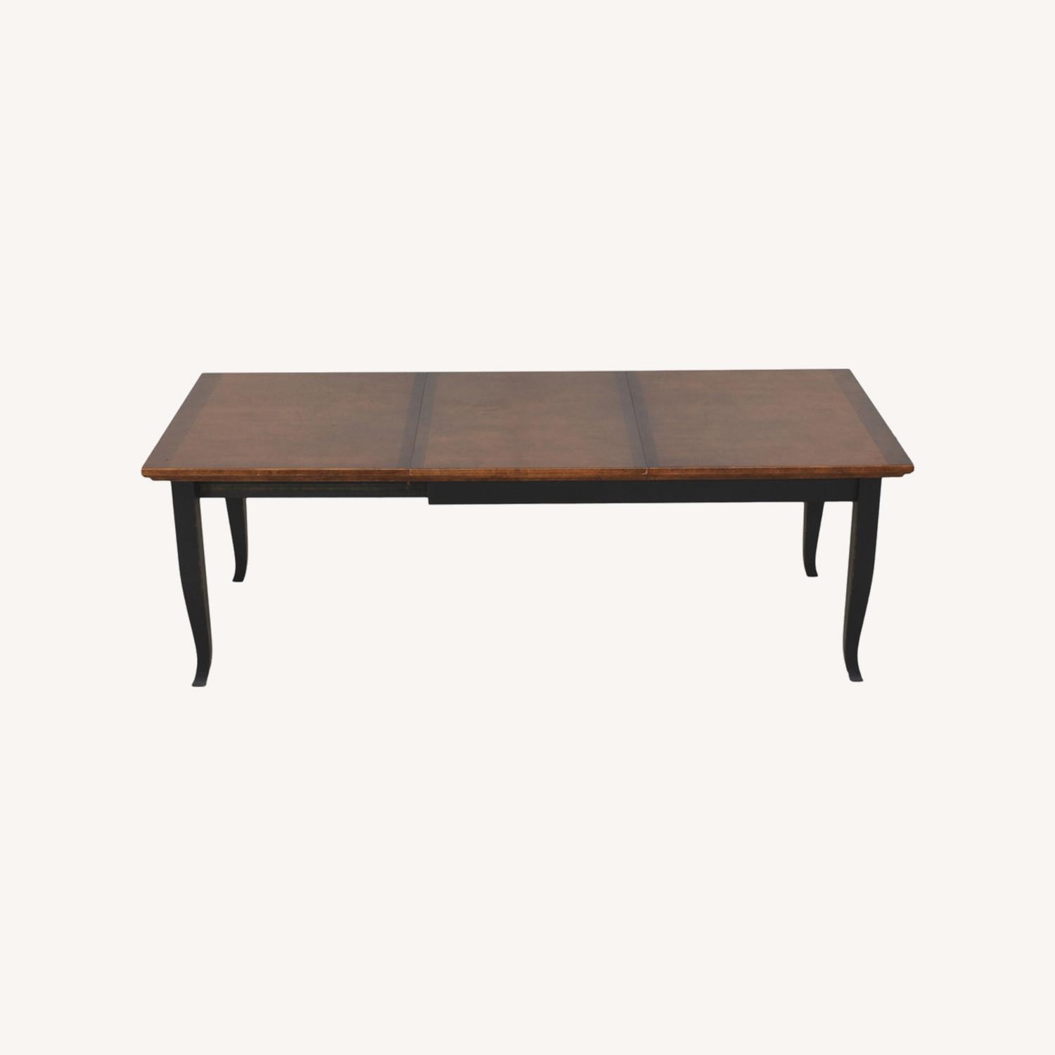Crate and Barrel Basque Honey 72" Table - image-0