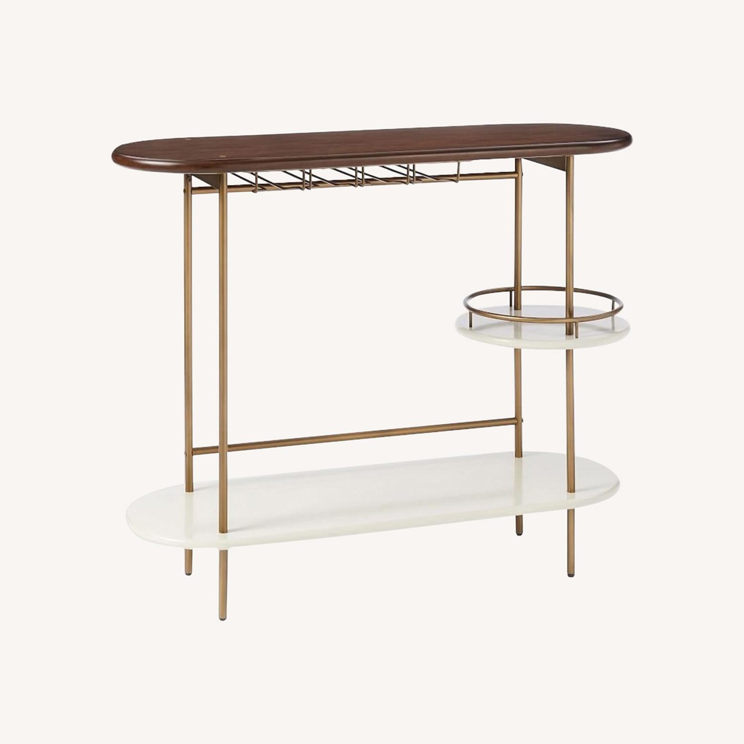 West Elm Tiered Bar Console - image-0