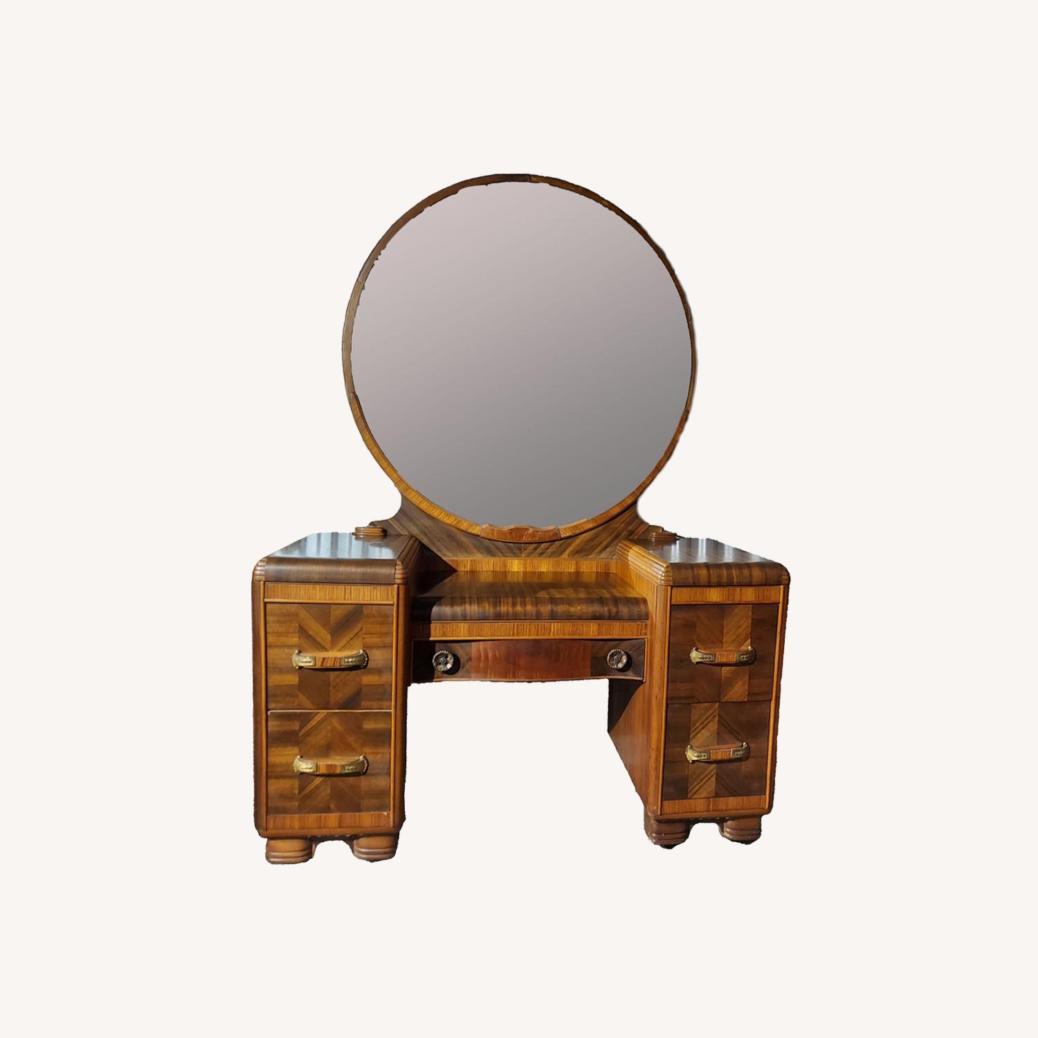 Vintage Waterfall Art Deco Vanity AptDeco