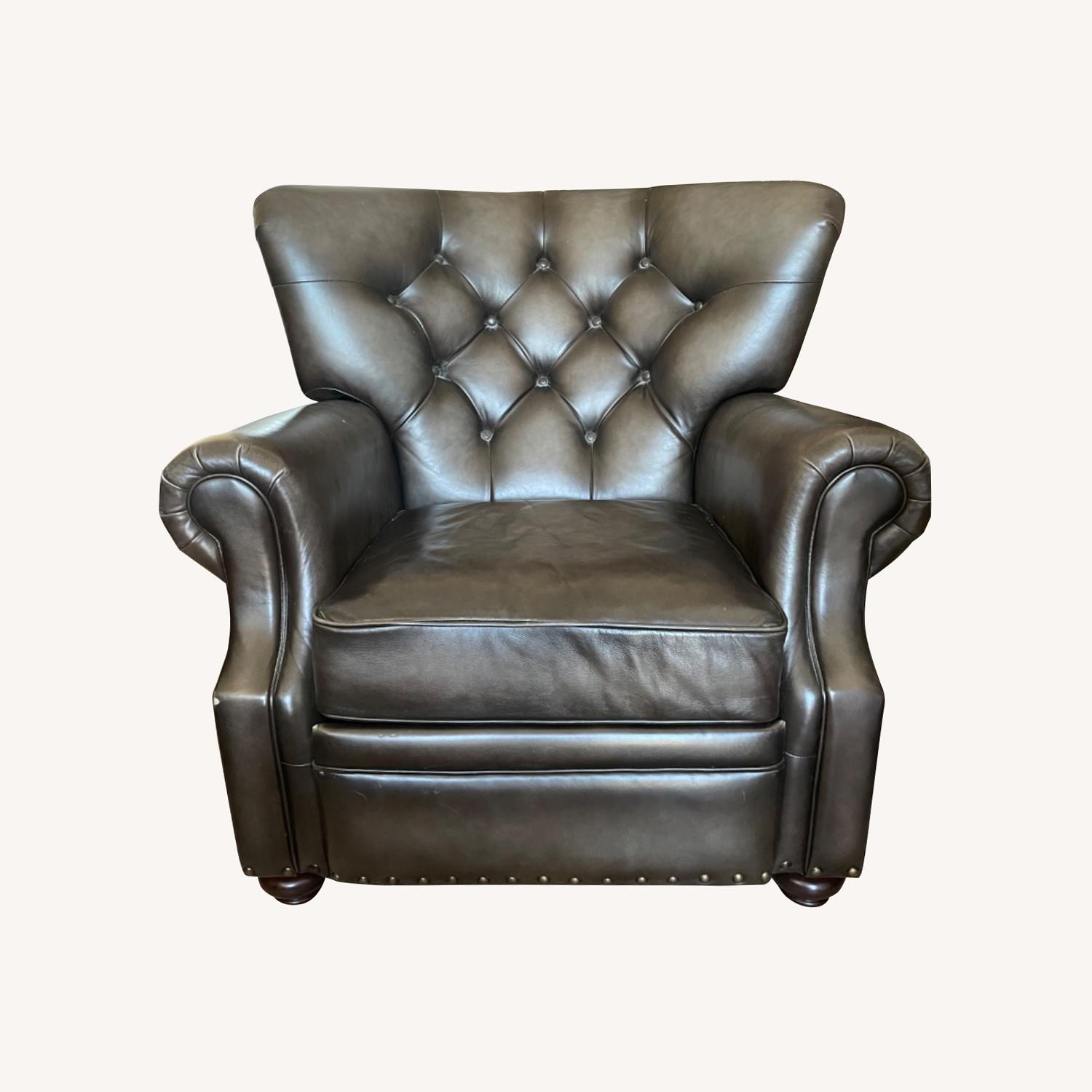 Pottery Barn Armchair Recliner AptDeco