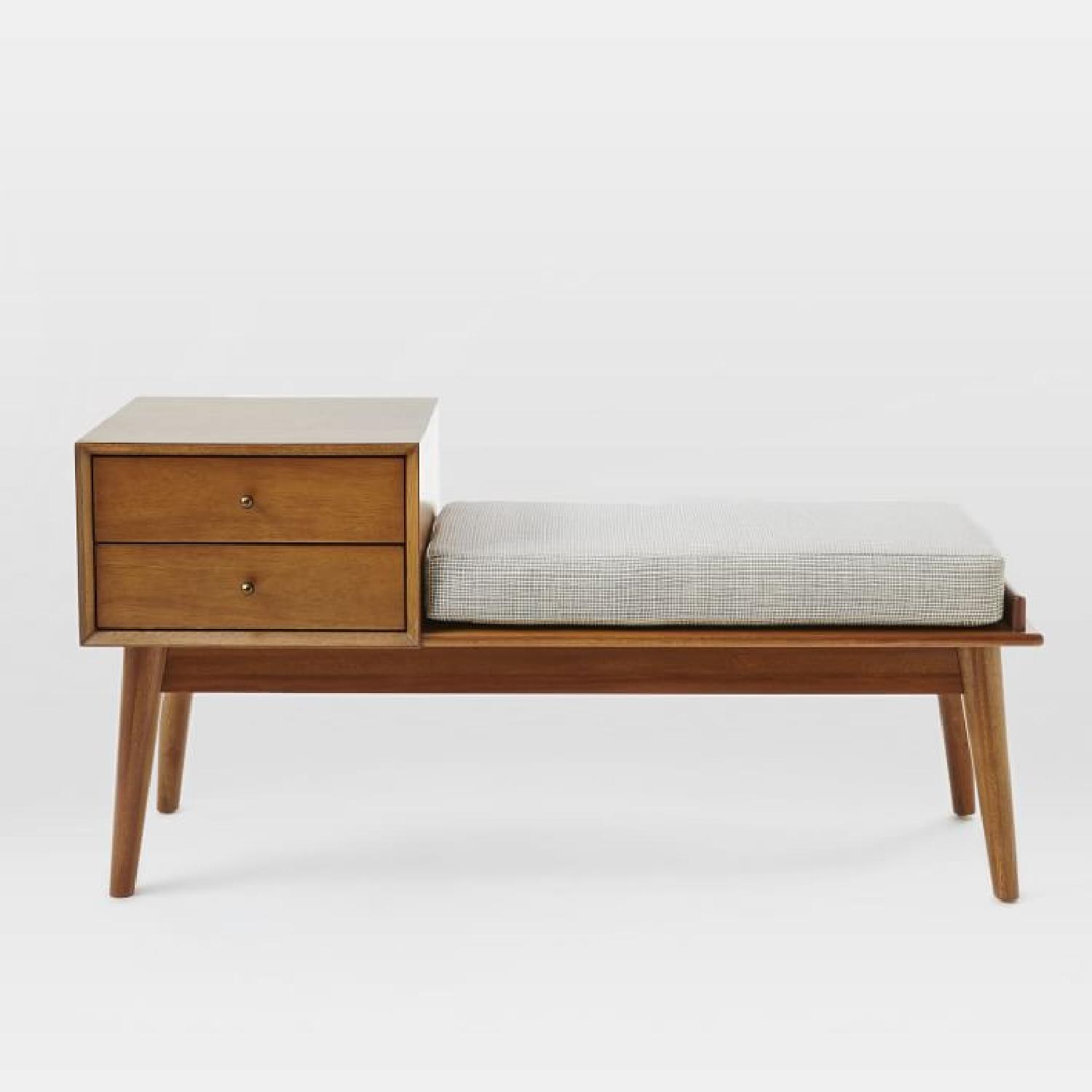 West Elmo Mid-Century Storage Bench - image-5