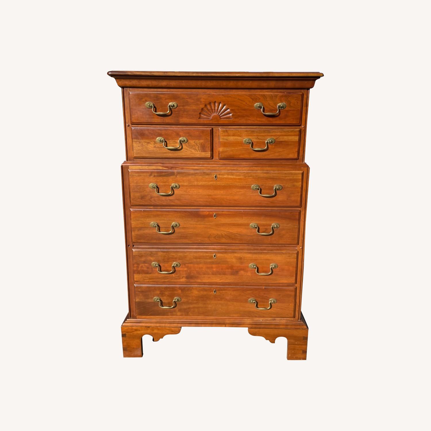 Jamestown Sterling Solid Cherry Vintage1980s Dresser AptDeco