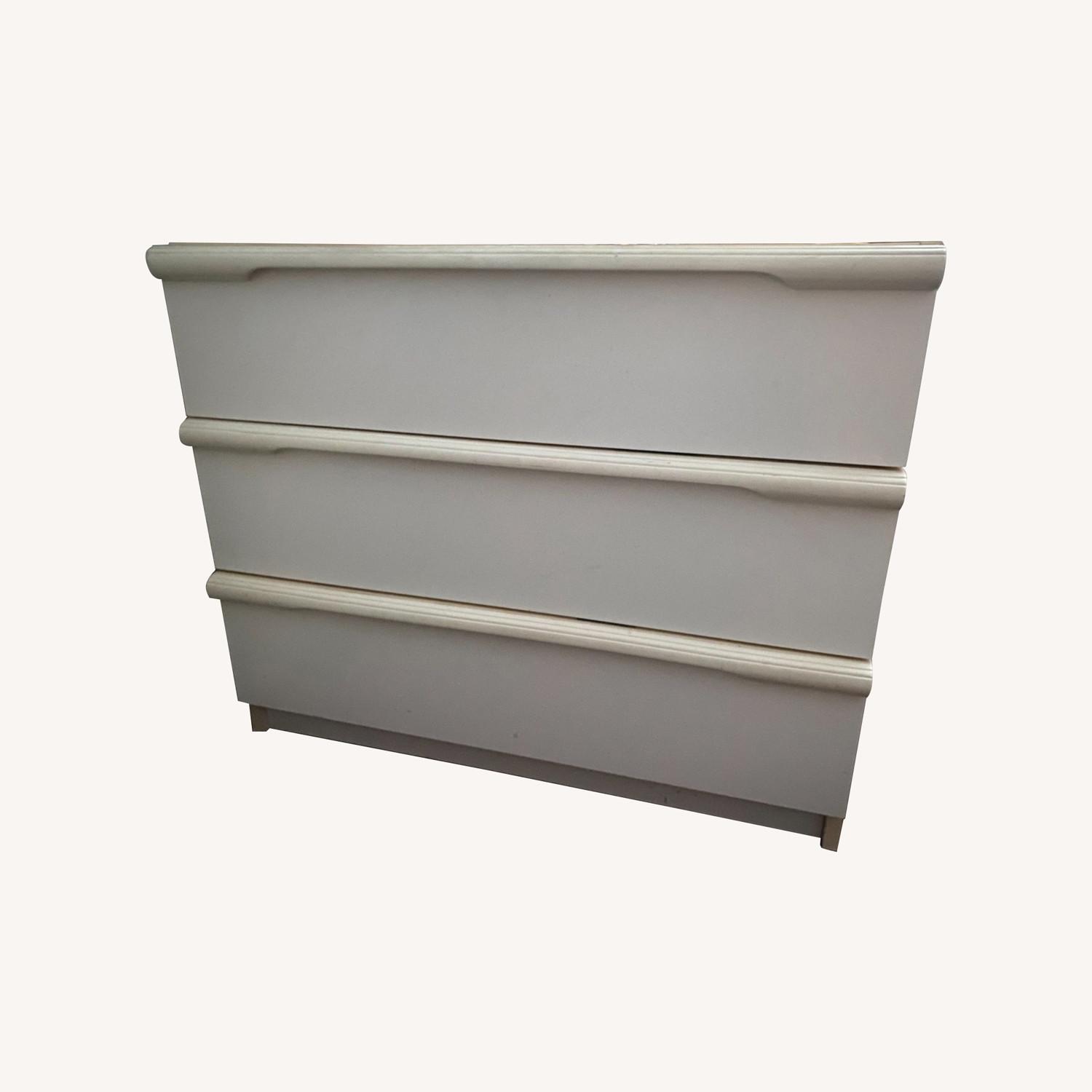 Bellini White Dresser w/ 3 Drawers AptDeco