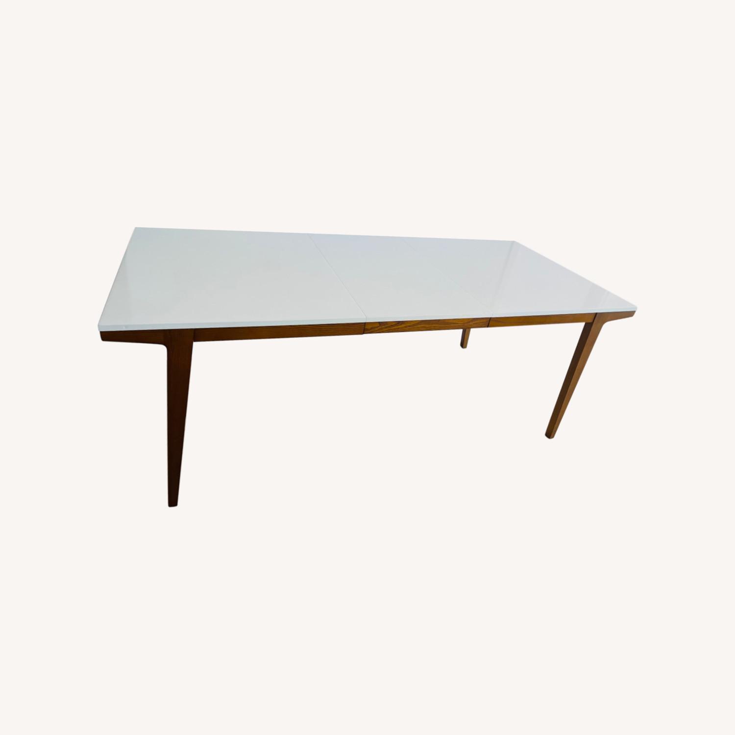 West Elm Modern Expandable Dining Table AptDeco