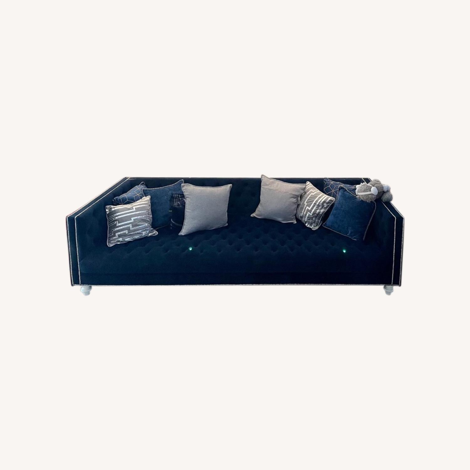 Velvet Couch AptDeco